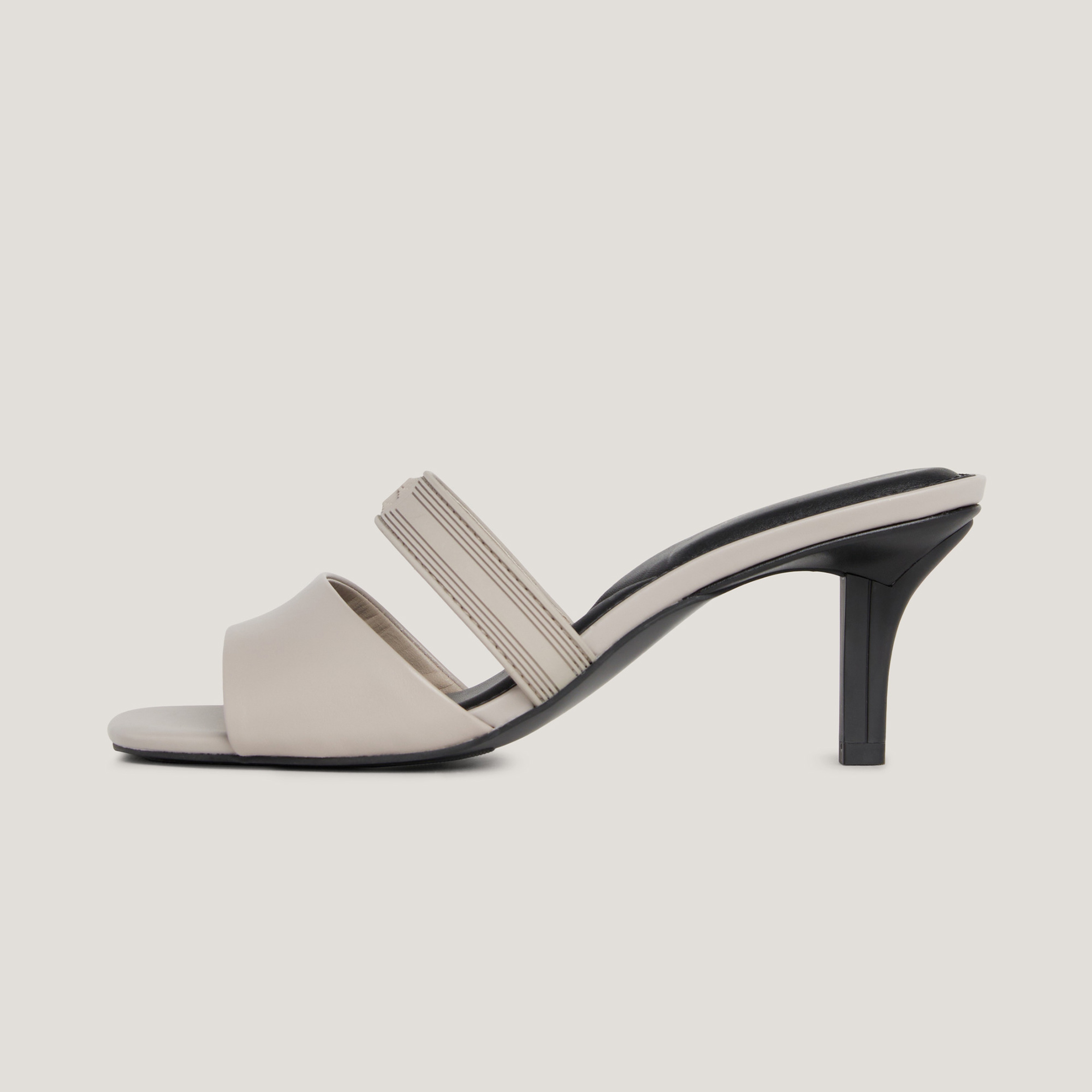 Tommy Hilfiger Stiletto Mules Kadın Gri Terlik