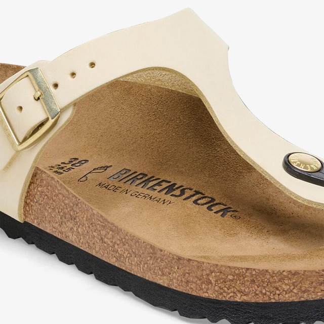 Birkenstock Krem Birkenstock Gizeh Nu Kadın Terlik