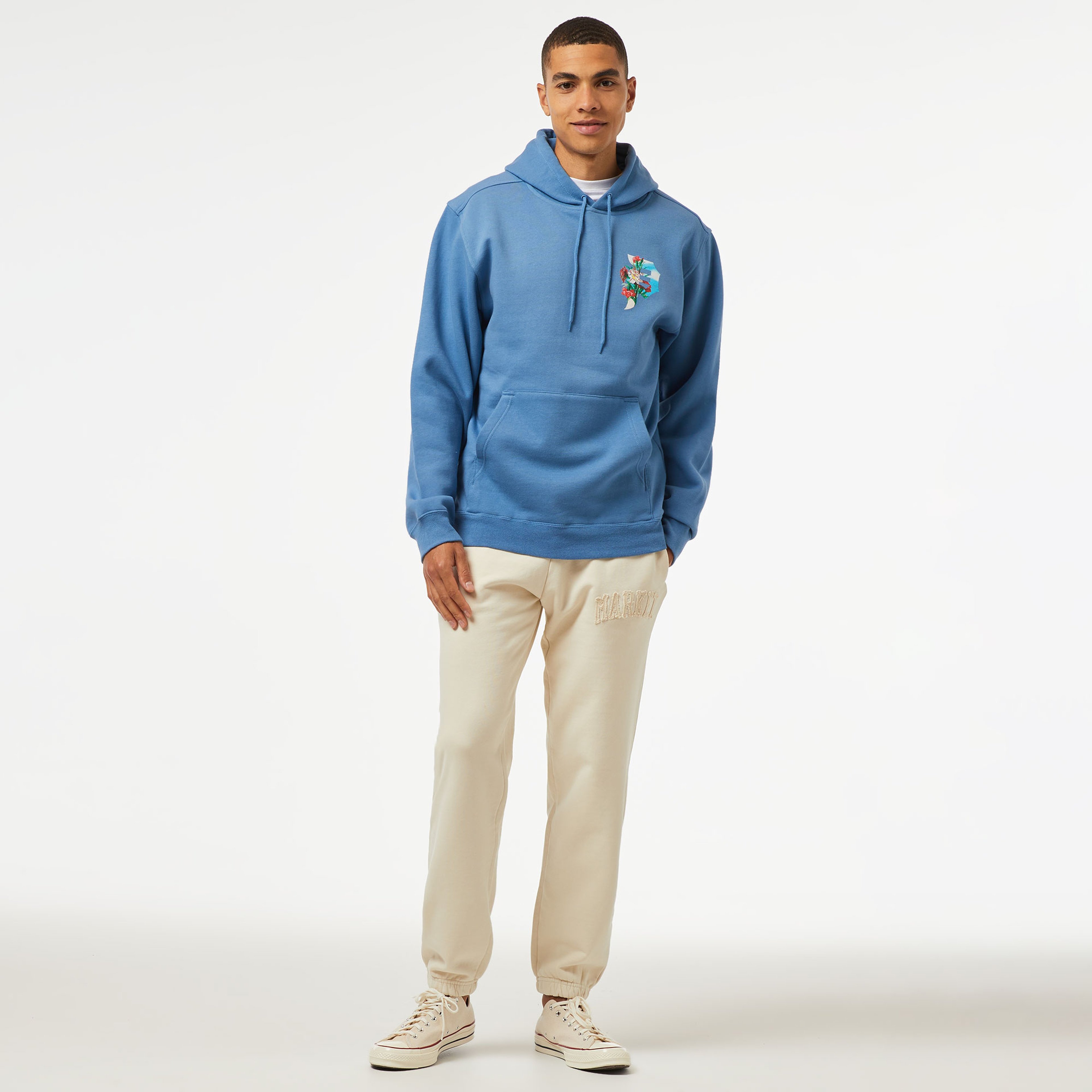 Primitive Obscura Hood Erkek Mavi Sweatshirt