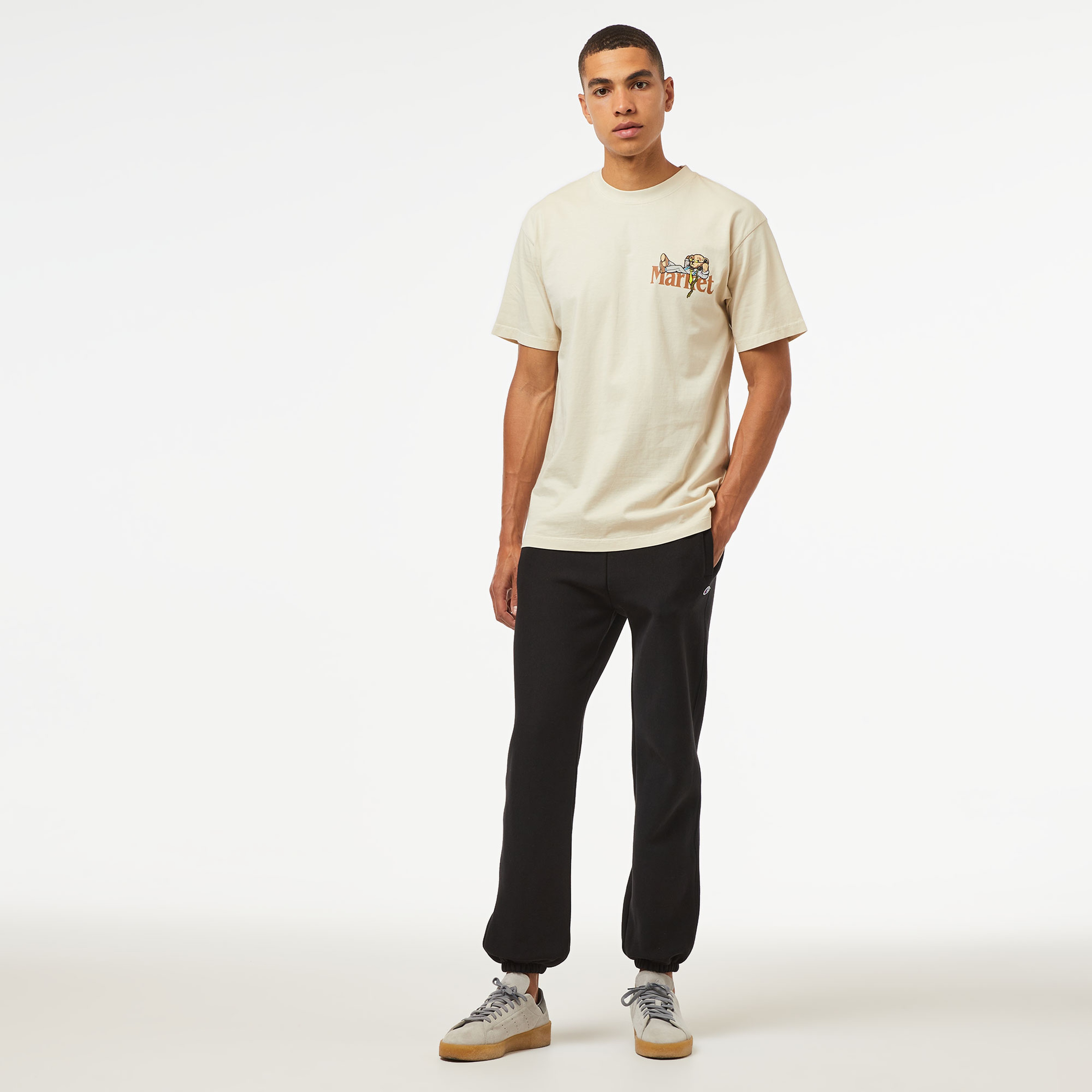 Market Better Call Bear Erkek Krem Rengi T-Shirt