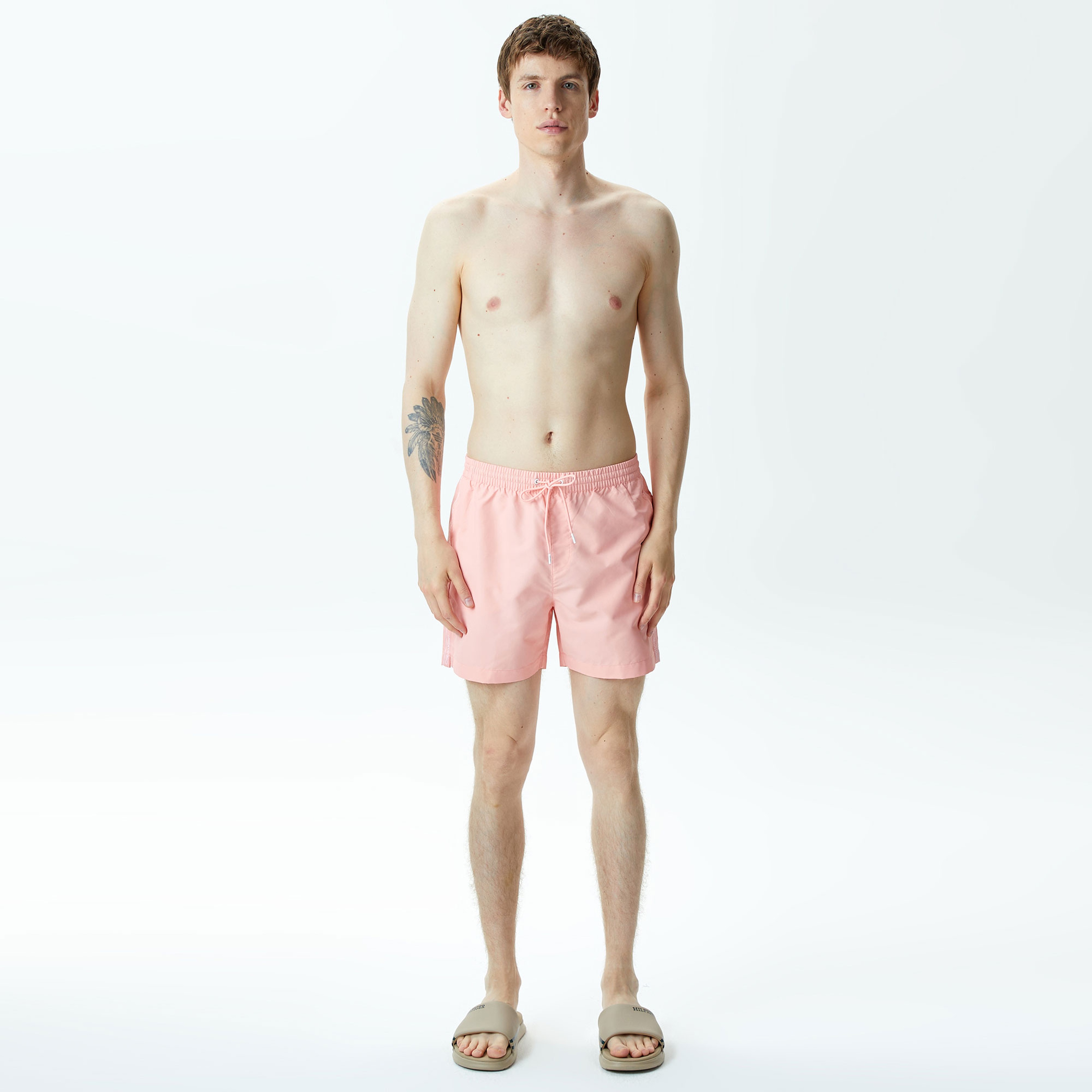 Calvin Klein Core Logo Tape Erkek Pembe Mayo Şort