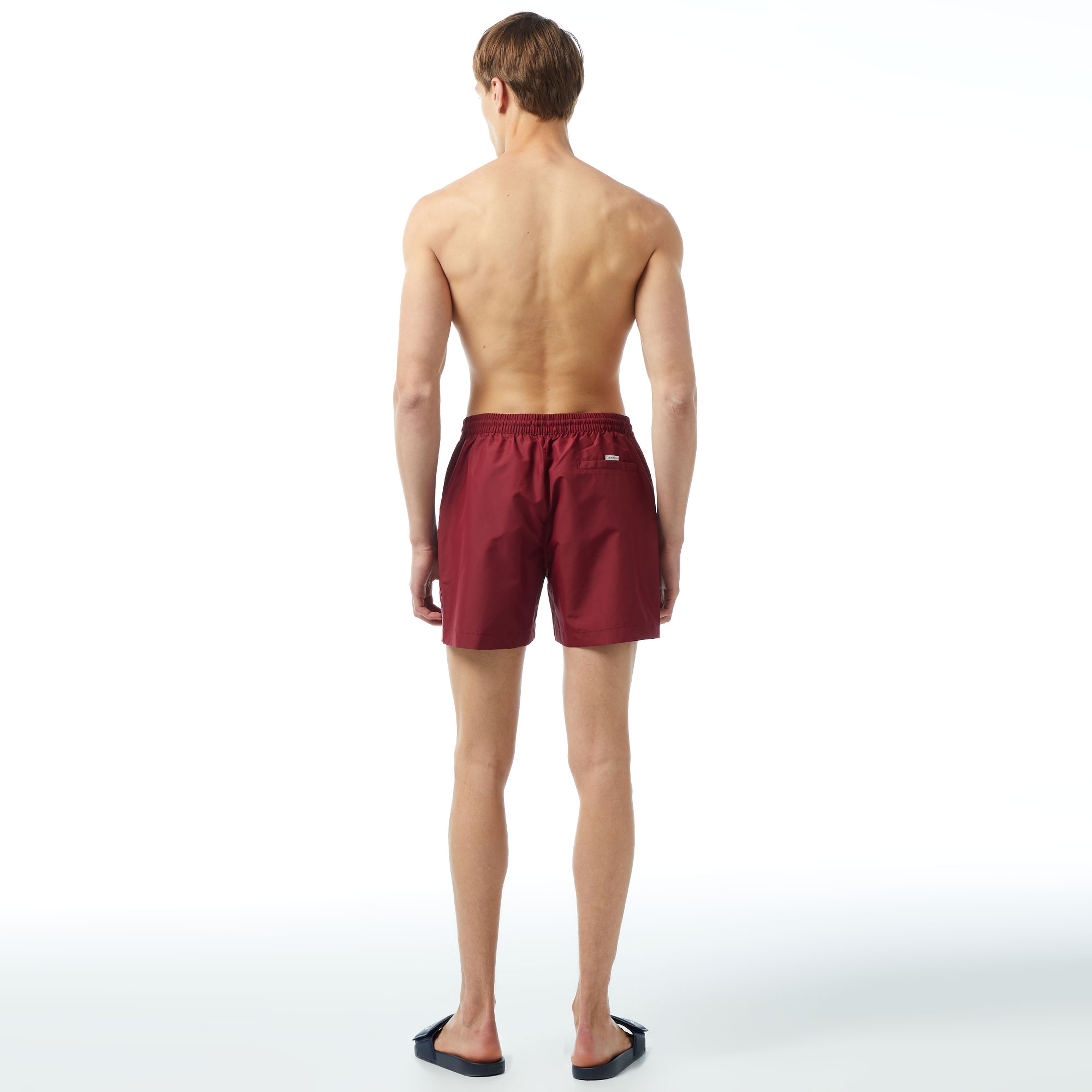 Calvin Klein Core Logo Tape Erkek Kırmızı Mayo Şort