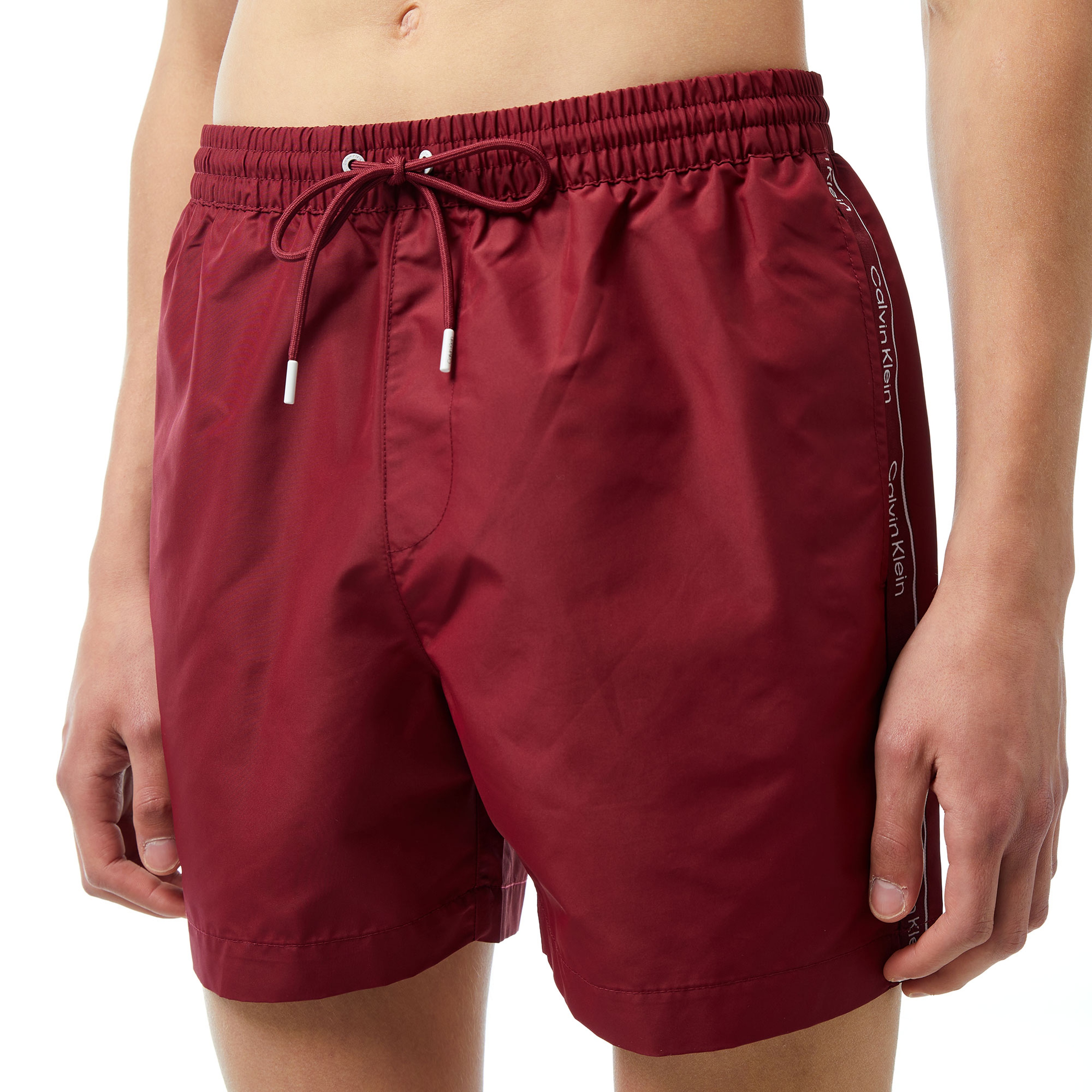 Calvin Klein Core Logo Tape Erkek Kırmızı Mayo Şort