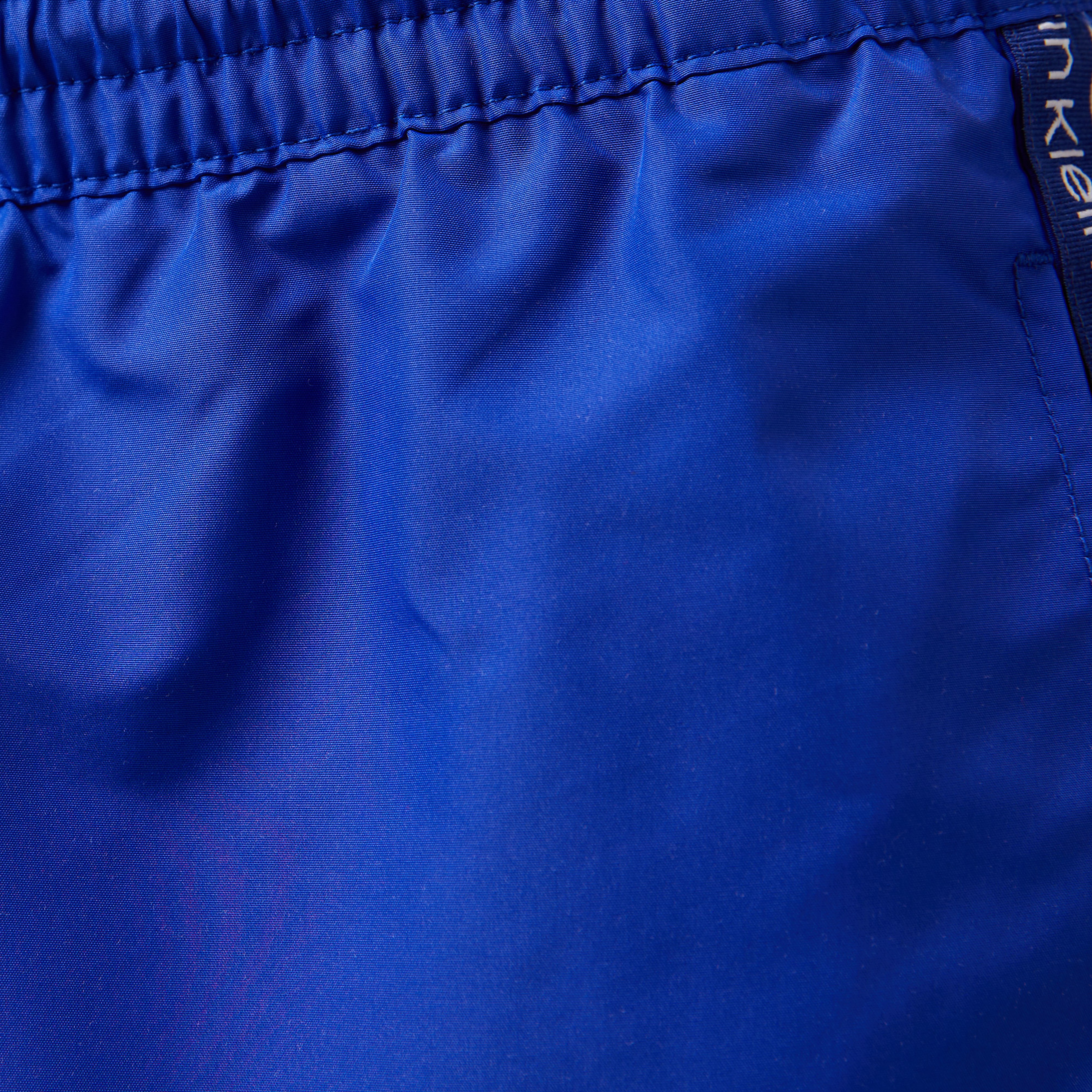 Calvin Klein Core Logo Tape Erkek Mavi Mayo Şort