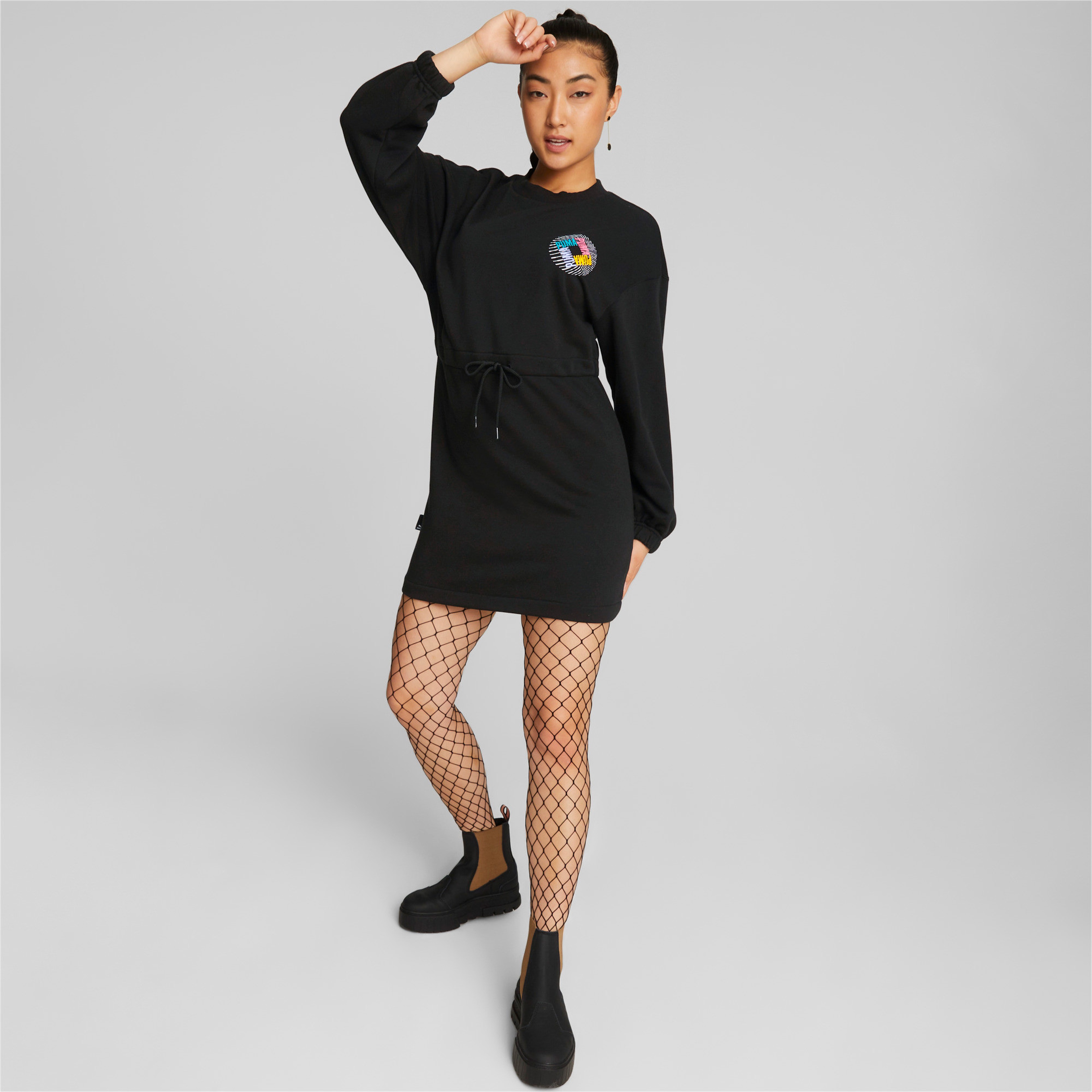 Puma SWxP Crew Kadın Siyah Elbise