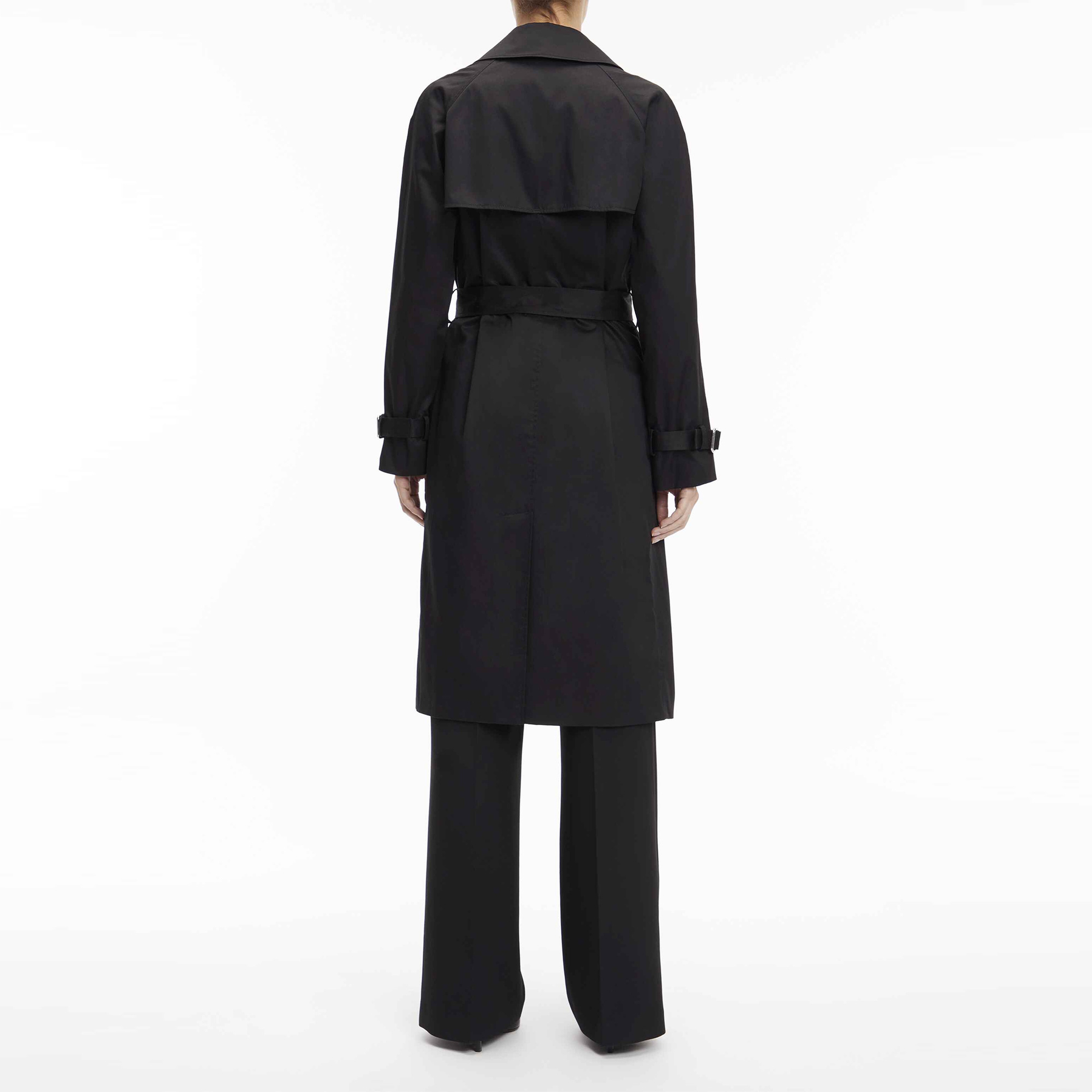 Calvin Klein Essentialential Trench Siyah Kadın Mont