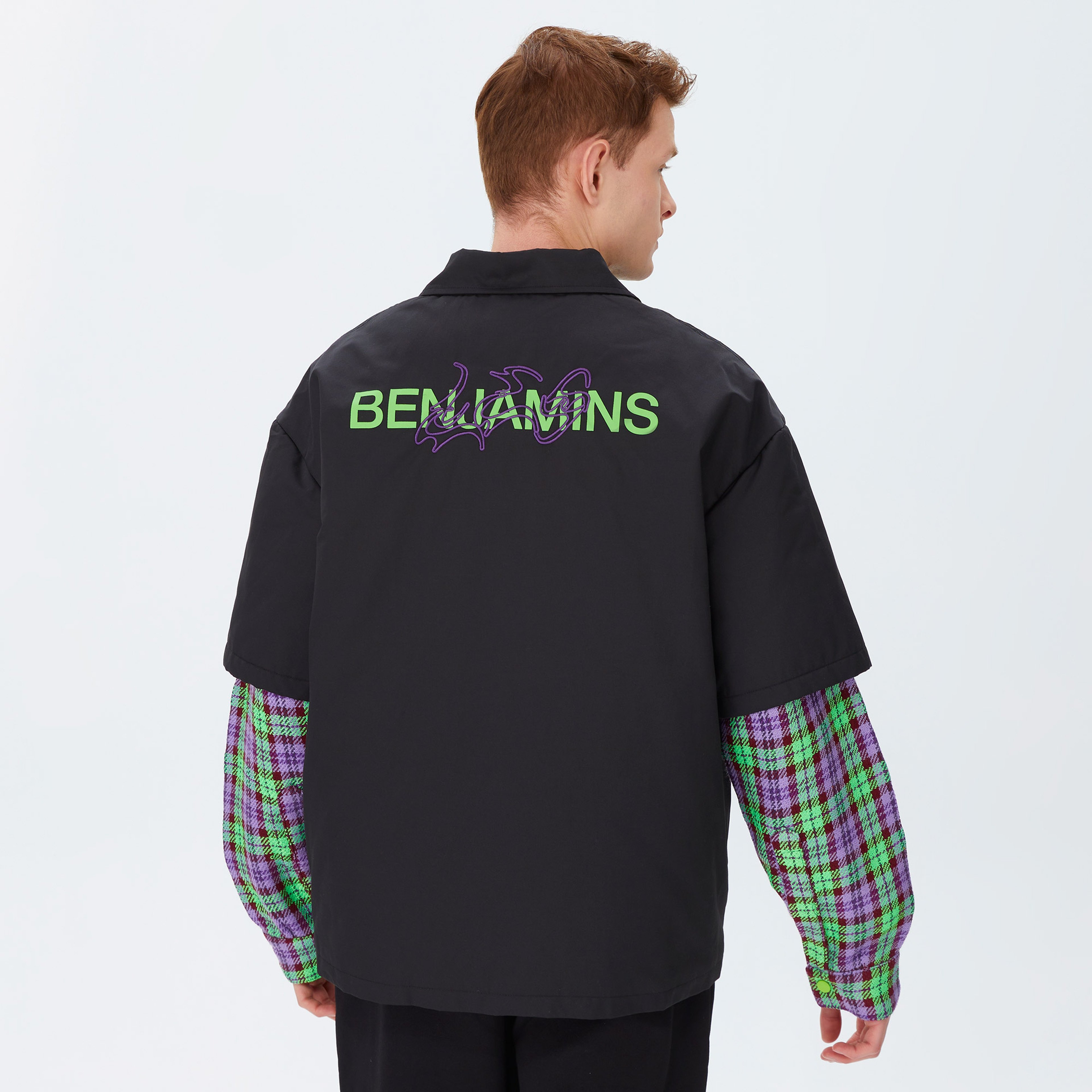 Les Benjamins 102 Unisex Siyah Kısa Kollu Gömlek