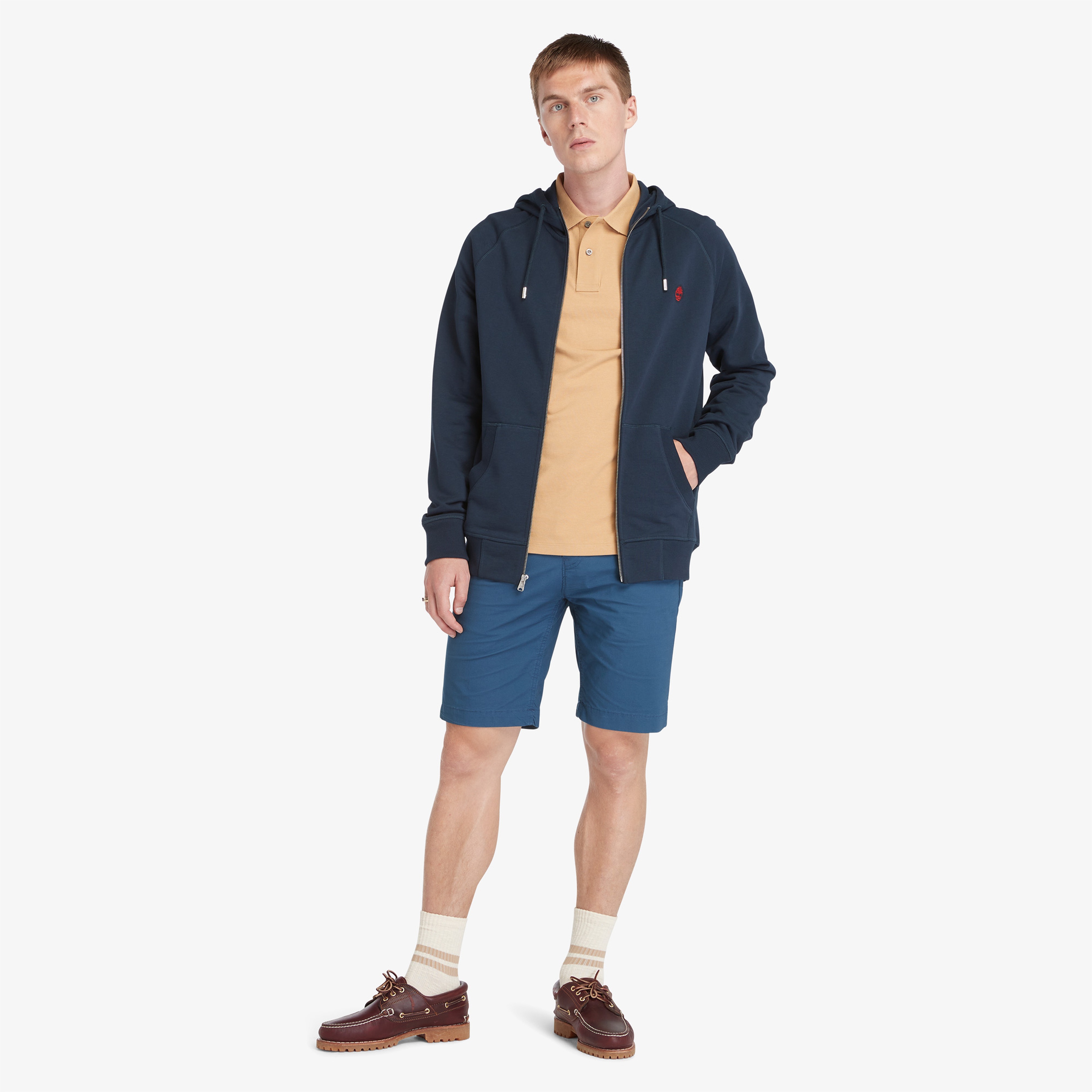 Timberland Poplin Chino Erkek Mavi Şort