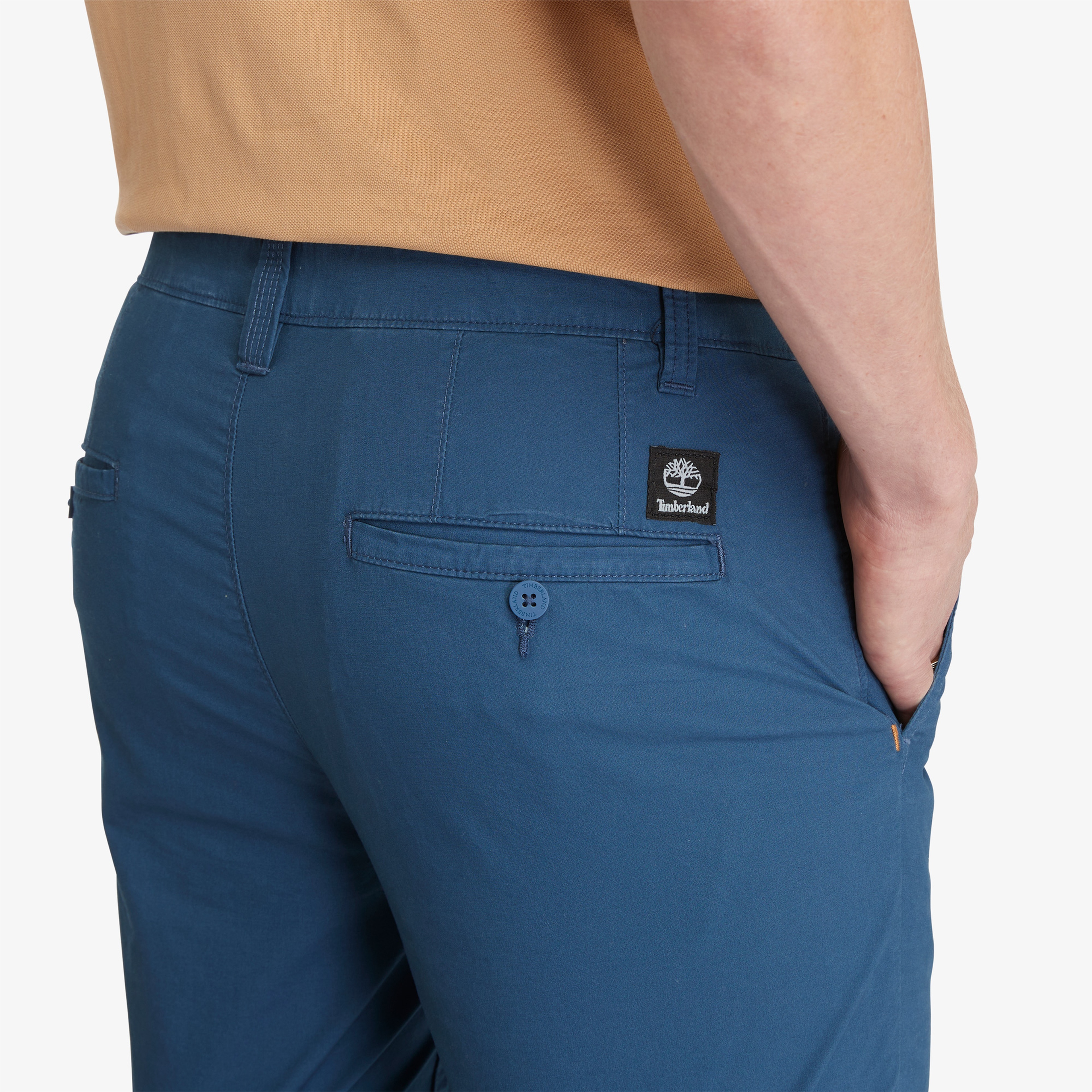 Timberland Poplin Chino Erkek Mavi Şort