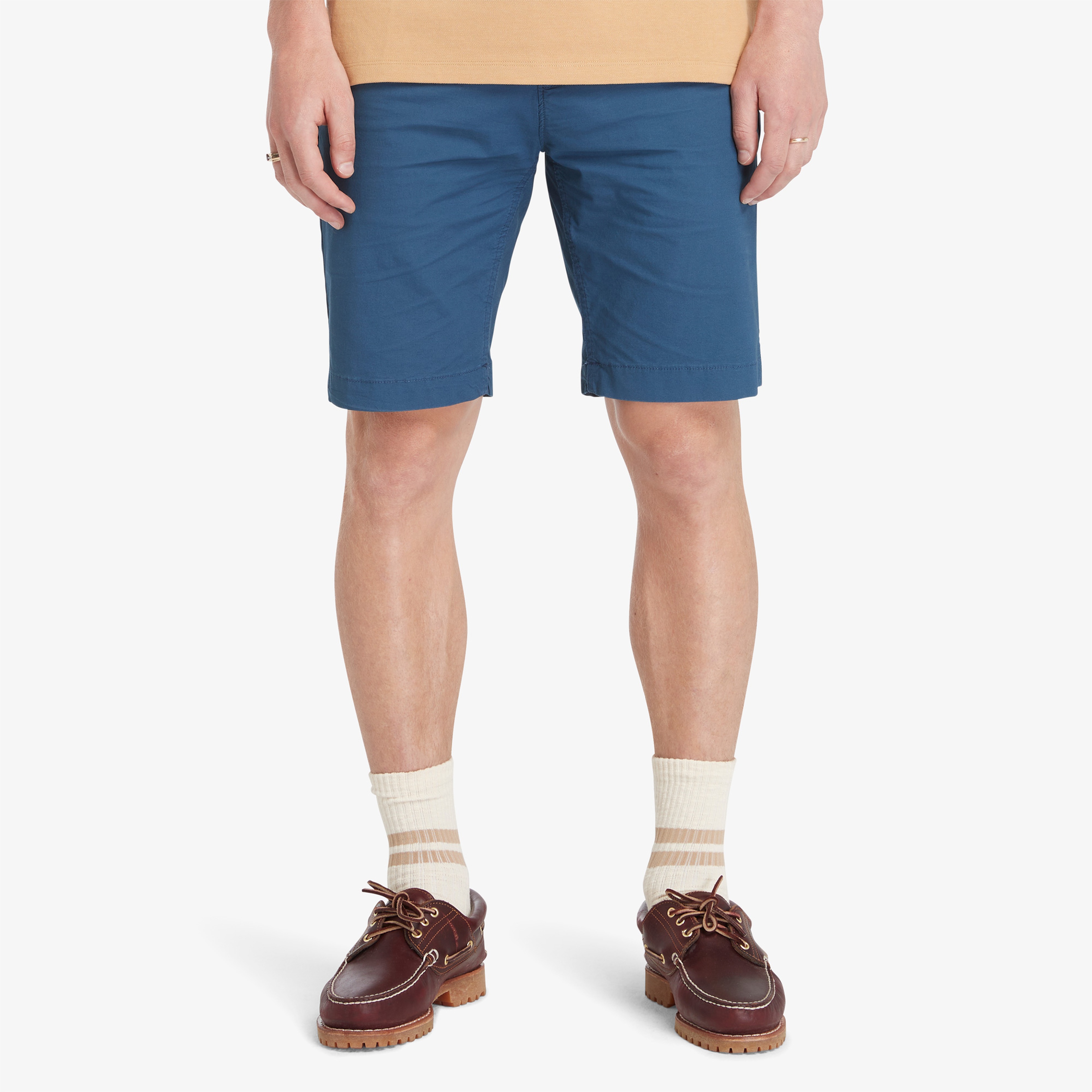 Timberland Poplin Chino Erkek Mavi Şort