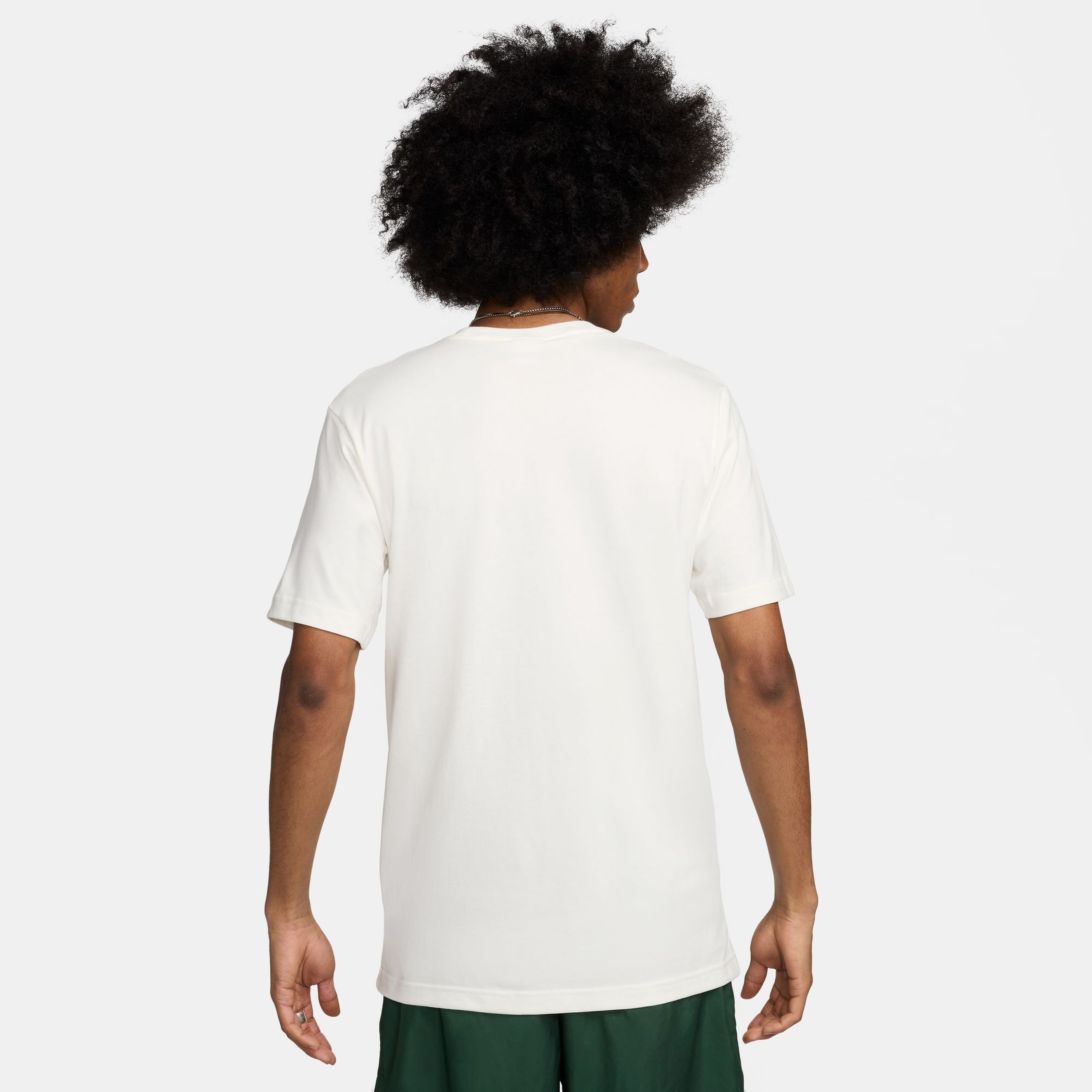 Nike Sportswear Big Logo Erkek Beyaz Günlük T-Shirt
