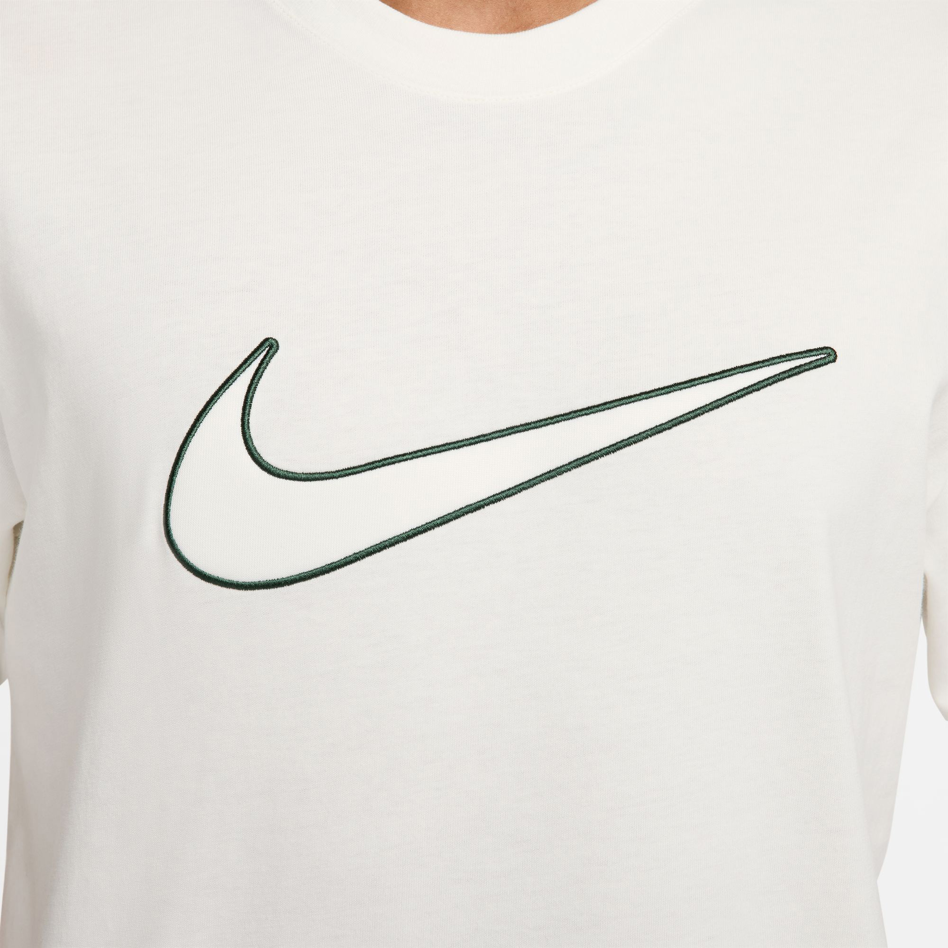 Nike Sportswear Big Logo Erkek Beyaz Günlük T-Shirt