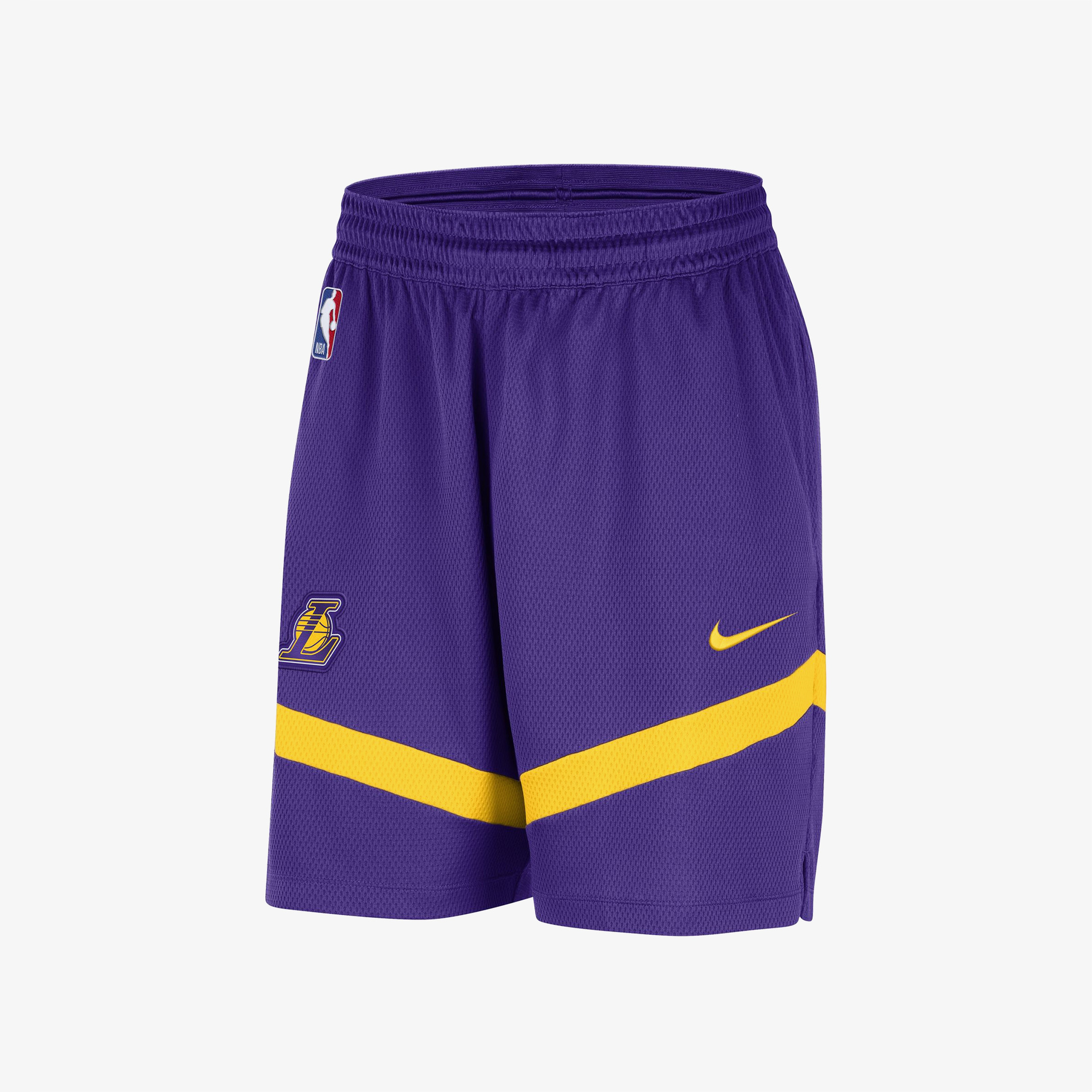 Nike Los Angeles Lakers Icon Practice Erkek Mor Şort