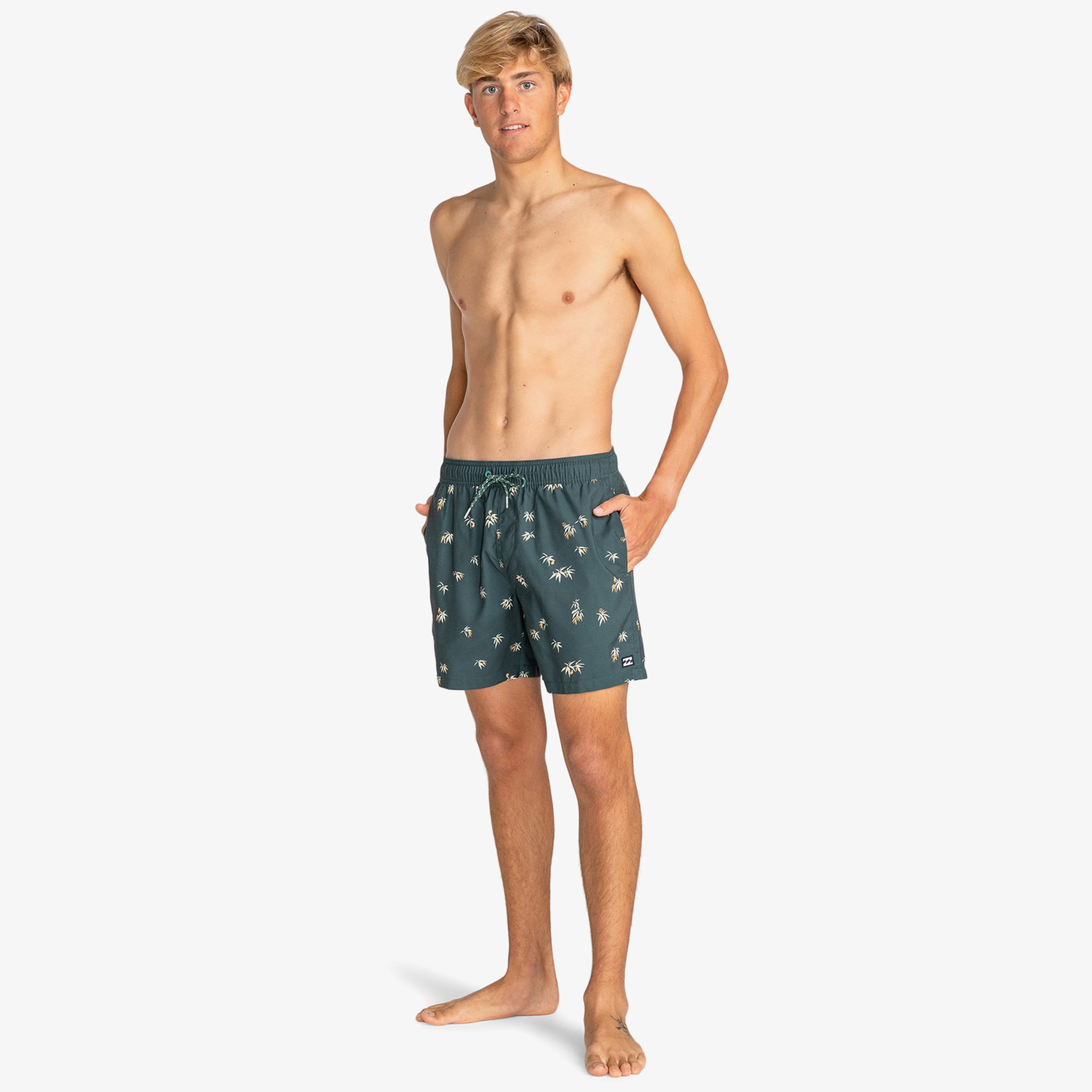 Billabong Wasted Times Layback Erkek Yeşil Deniz Şortu
