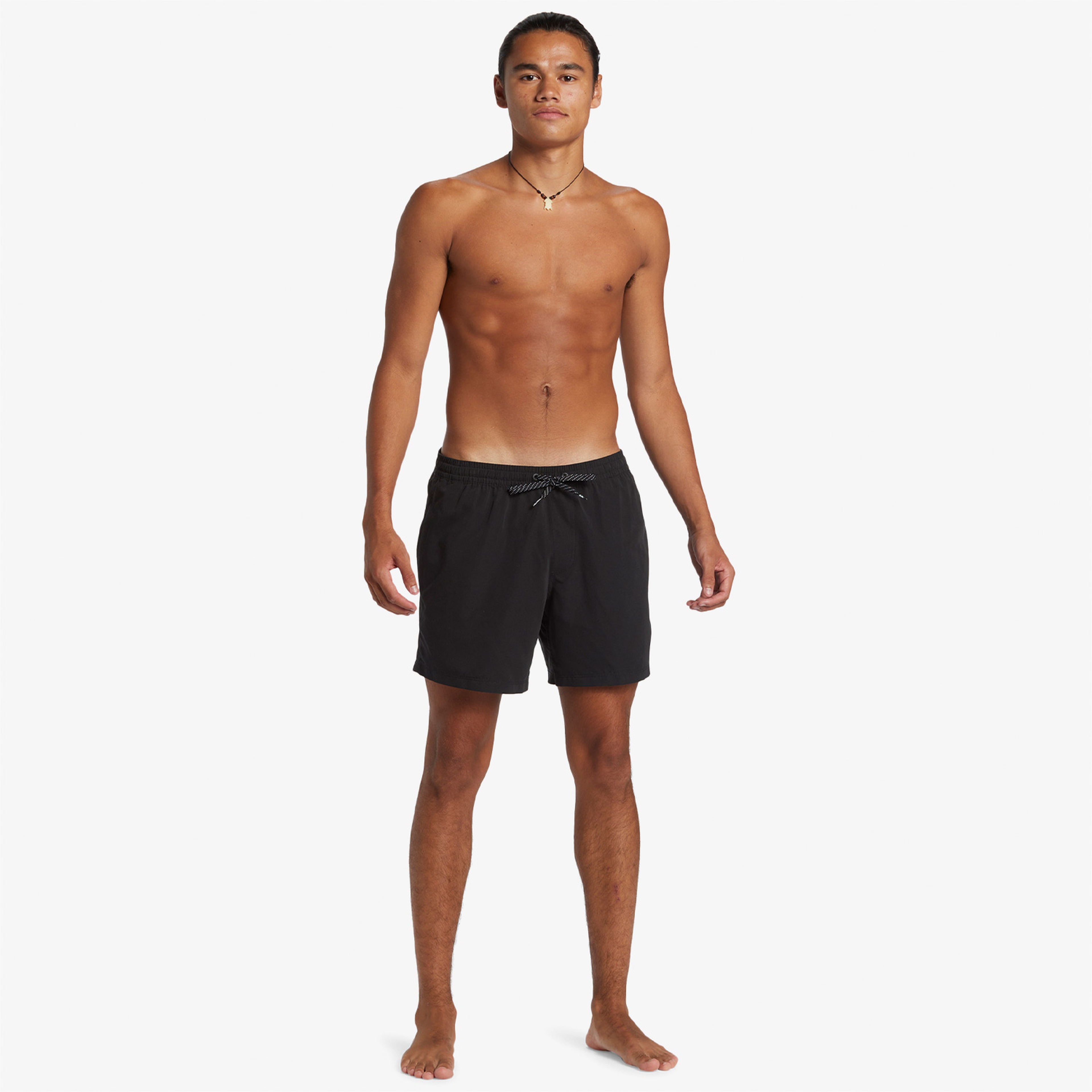 Quiksilver Everyday Solid 15 Erkek Siyah Mayo