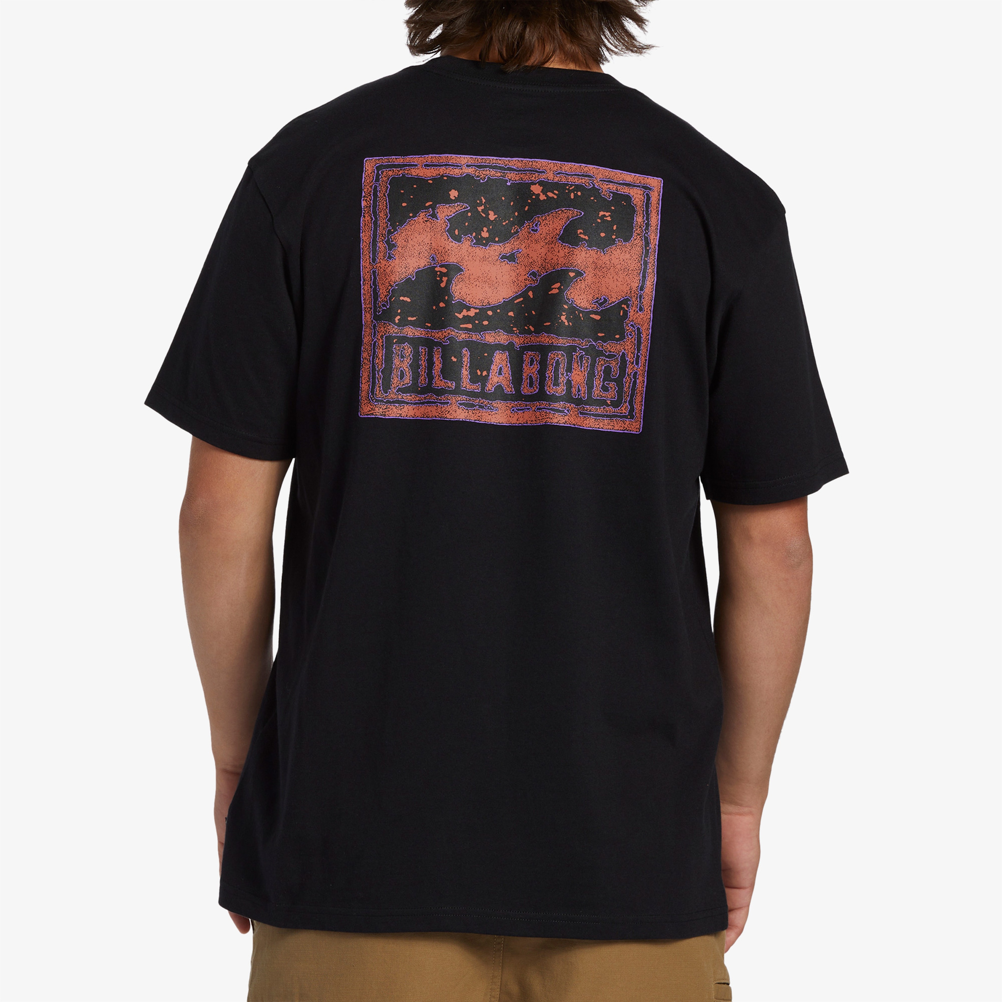 Billabong Crayon Wave Erkek Siyah Günlük T-Shirt