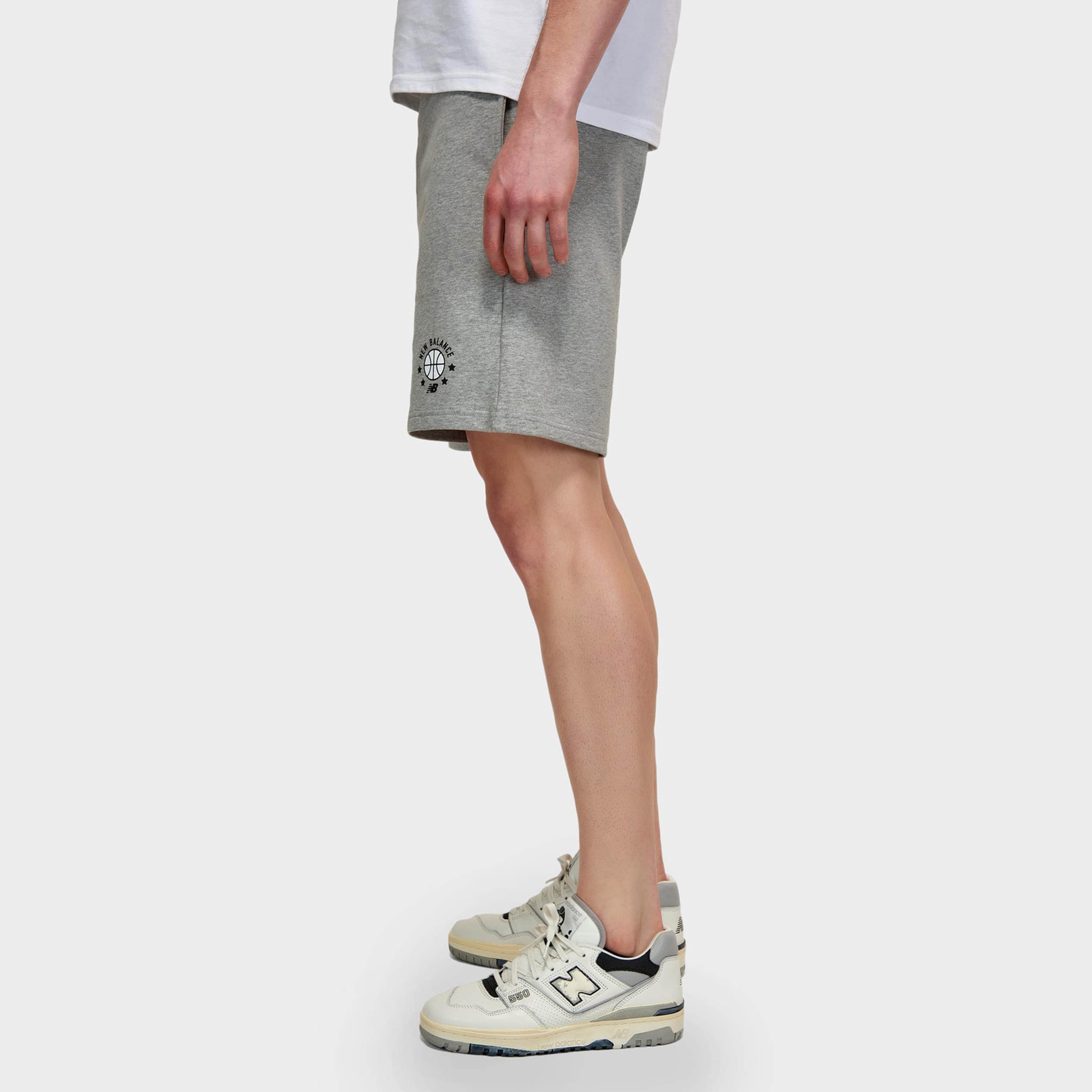 New Balance Lifestyle Erkek Gri Günlük Şort