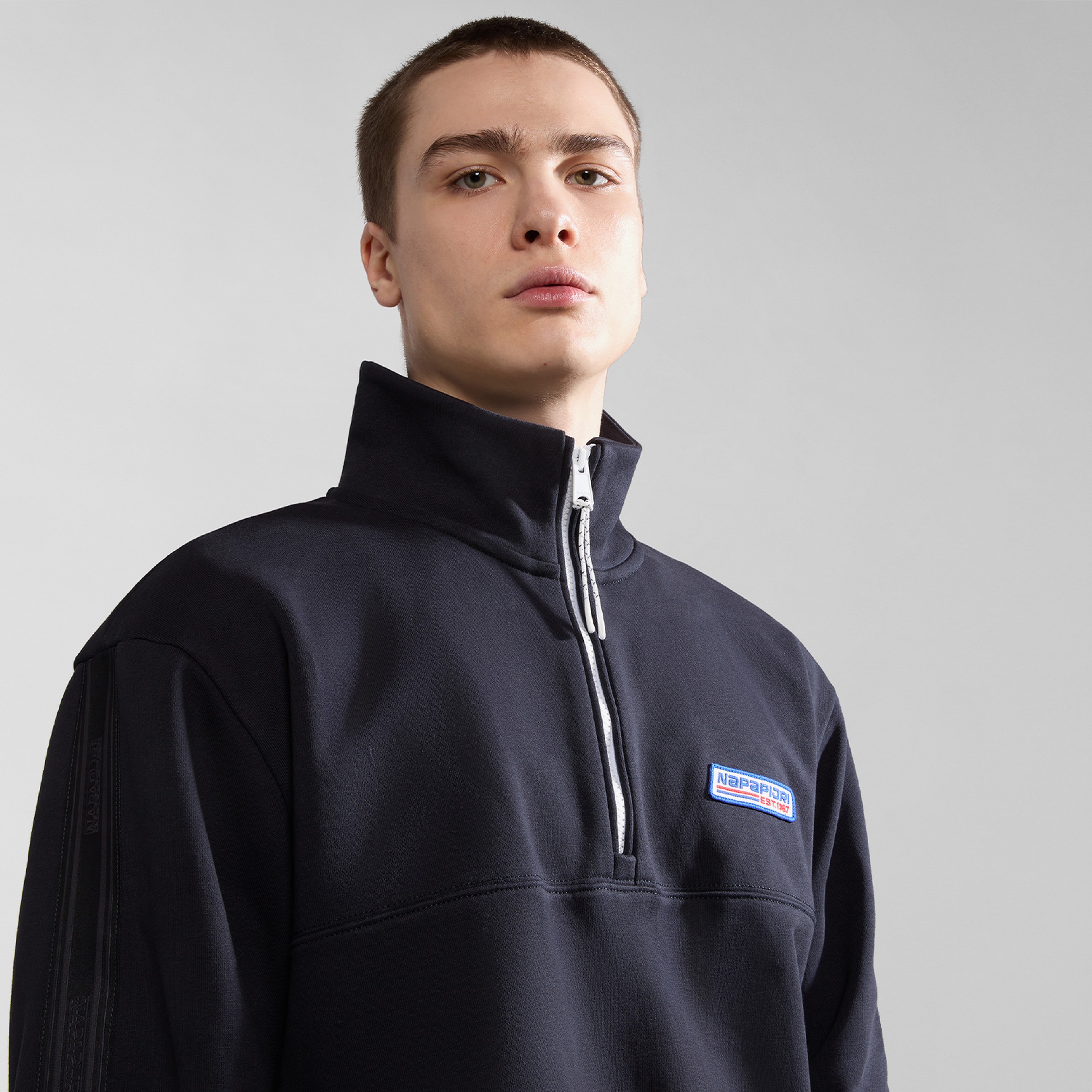 Napapijri B-Grober Hz Unisex Siyah Sweatshirt