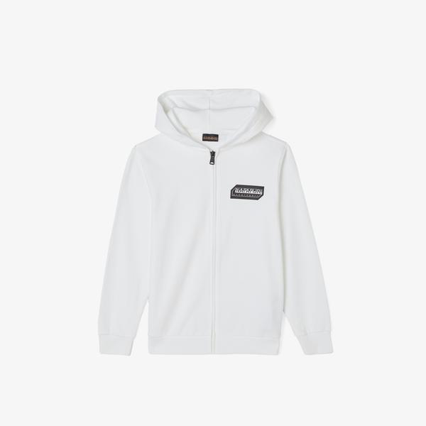 Napapijri K B-Kitik Fzh Çocuk Beyaz Hoodie