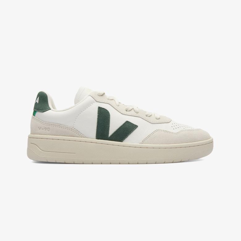 Veja V-90 Leather Erkek Beyaz Sneaker