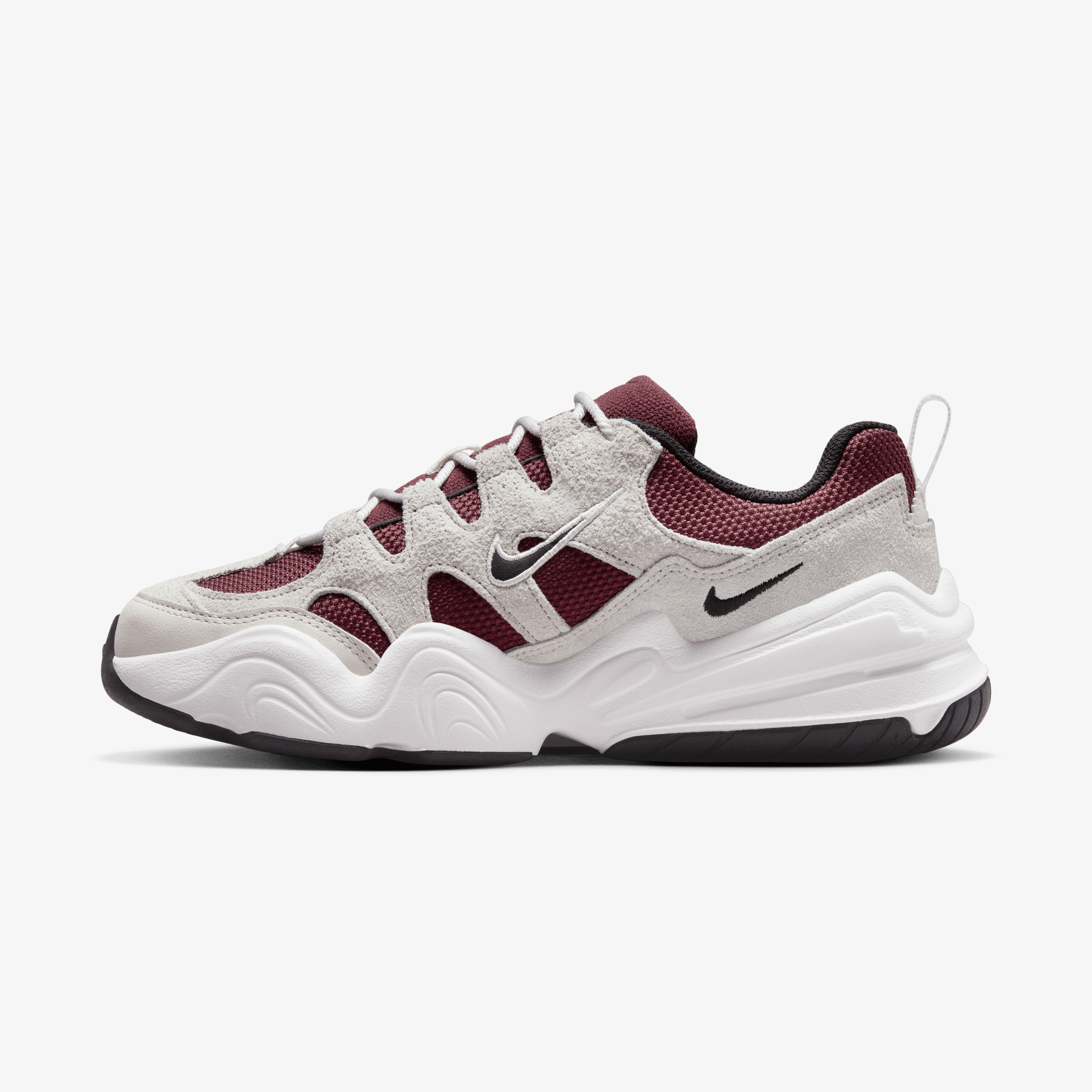 Nike Tech Hera Kadın Gri/Bordo Spor Ayakkabı