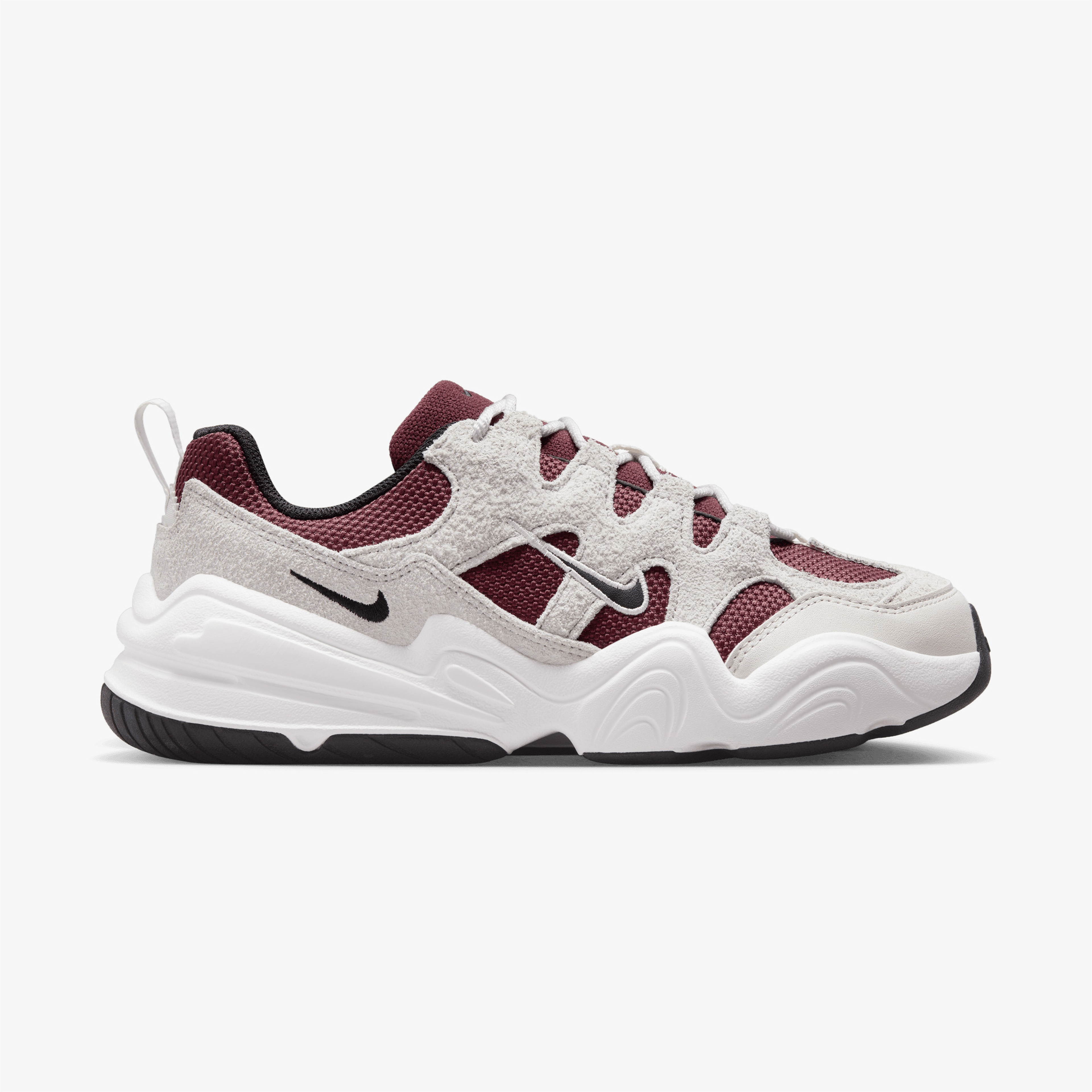 Nike Tech Hera Kadın Gri/Bordo Spor Ayakkabı