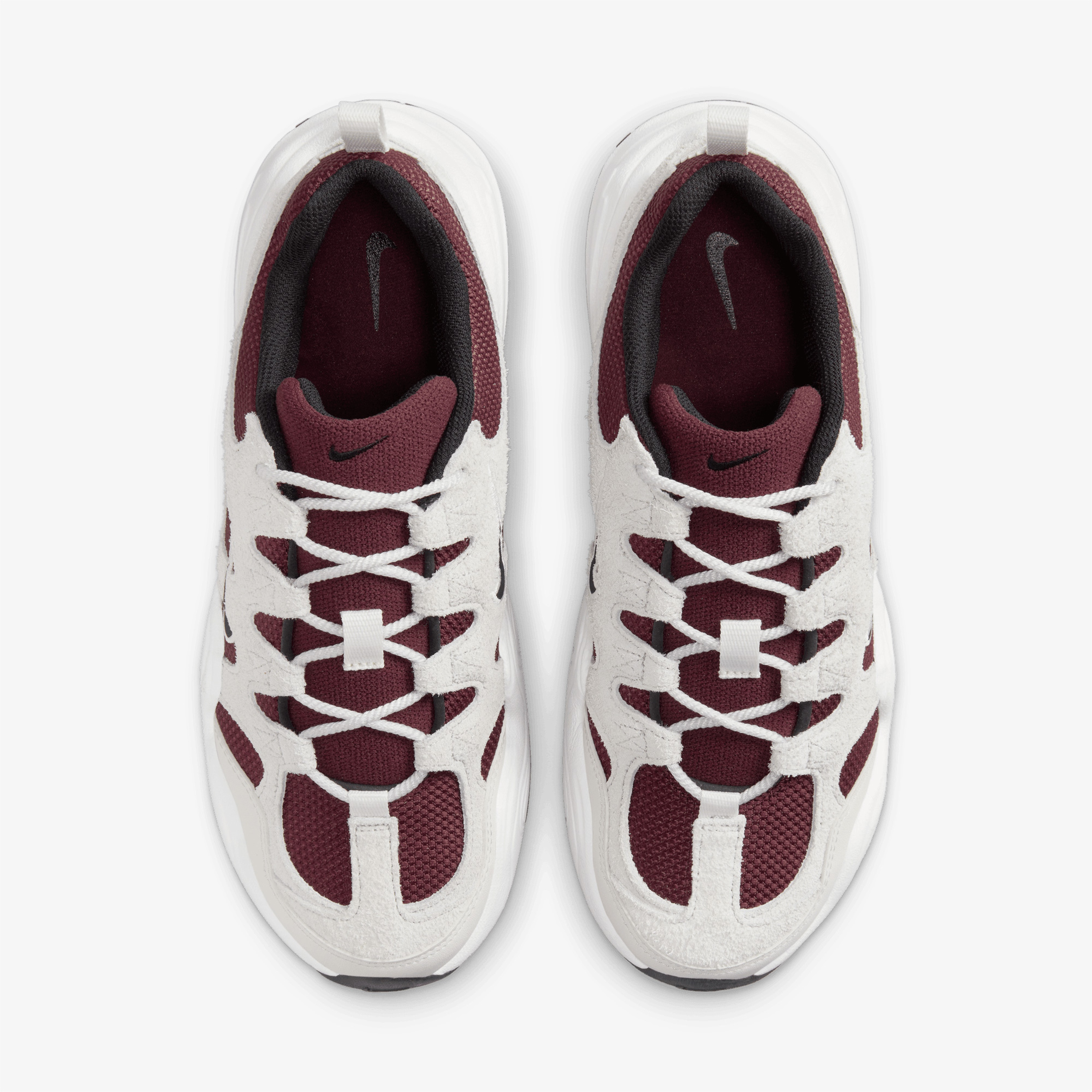 Nike Tech Hera Kadın Gri/Bordo Spor Ayakkabı