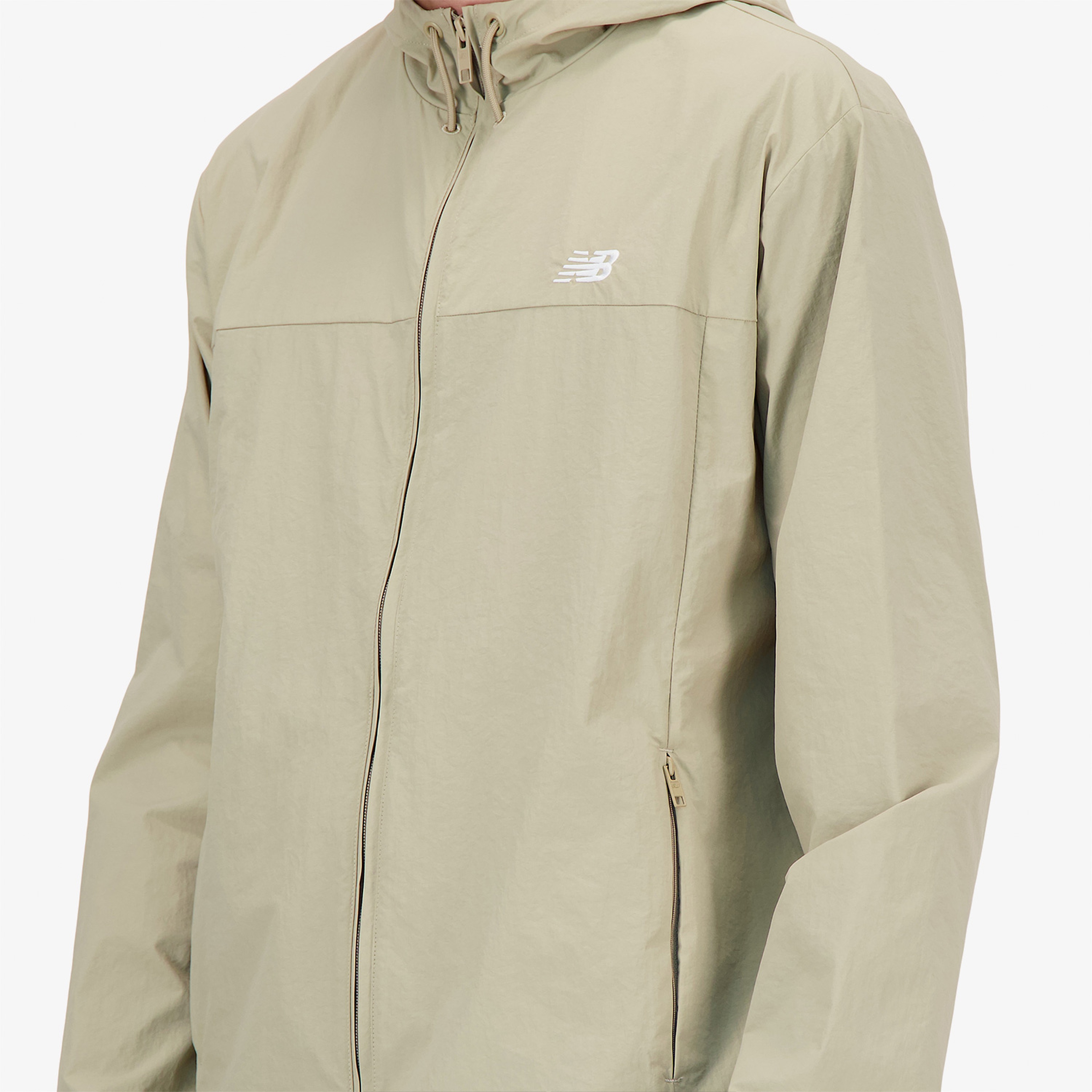New Balance Athletics Erkek Bej Outdoor Ceket