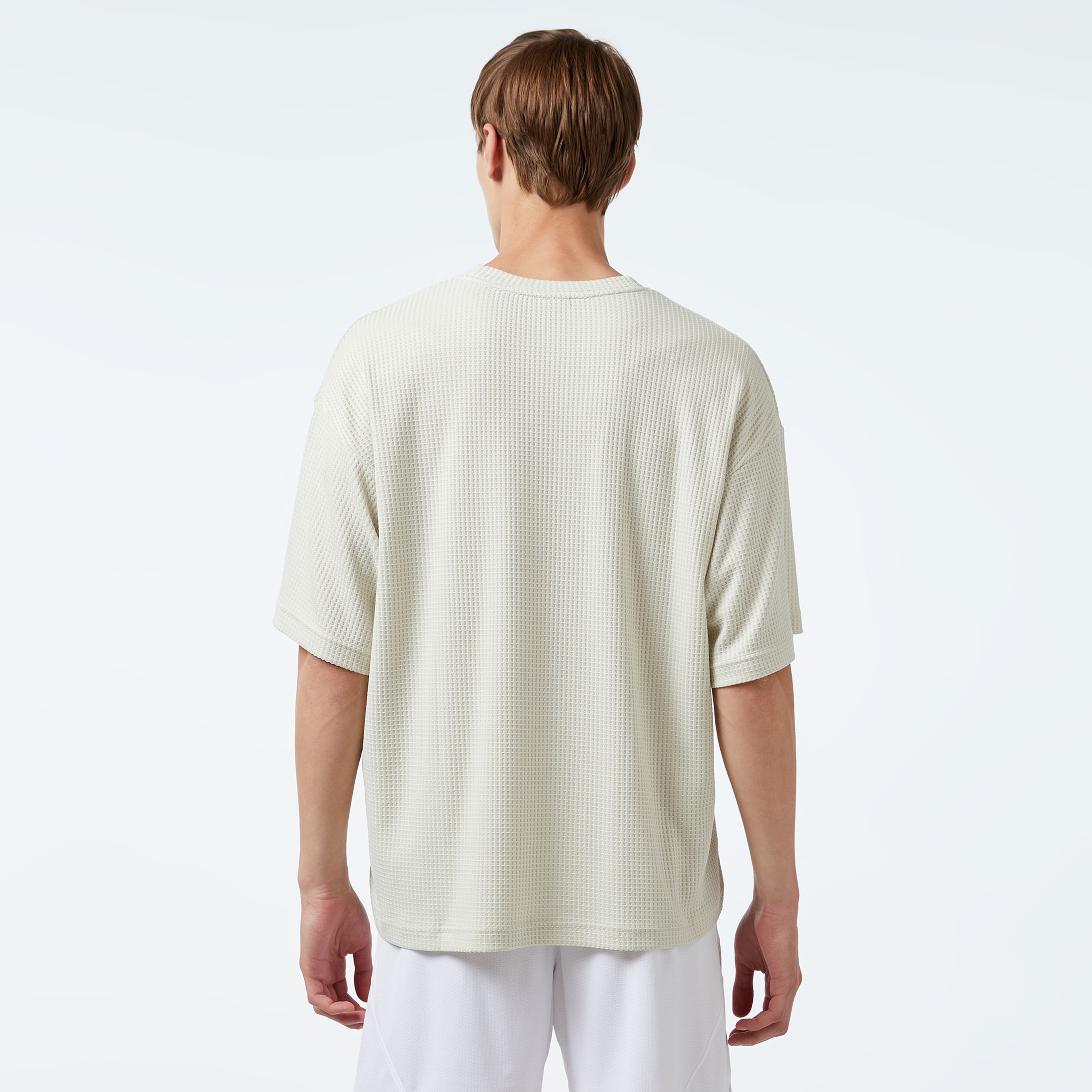 Under Armour Rival Waffle Crew Erkek Bej T-Shirt