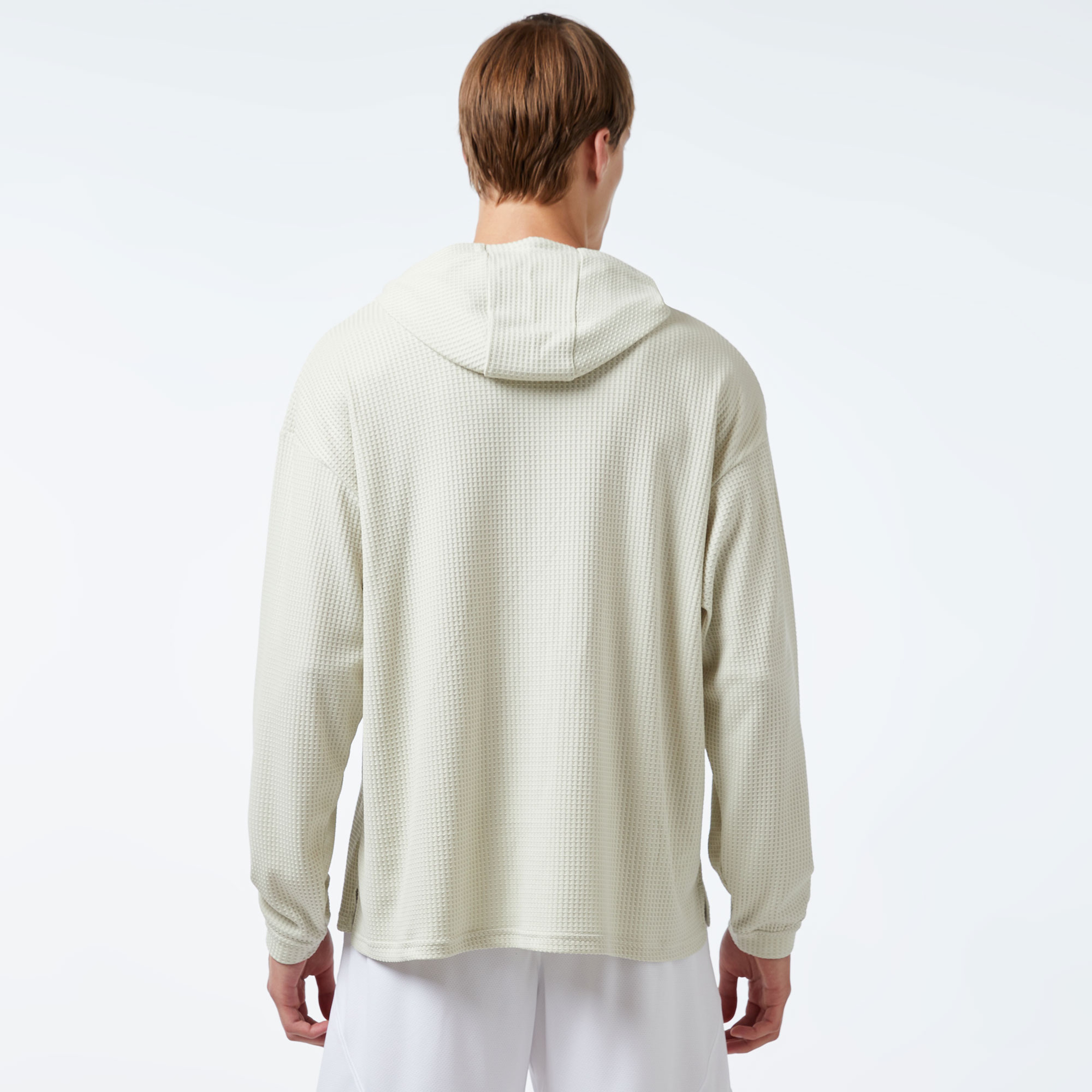 Under Armour Rival Waffle Erkek Bej Hoodie