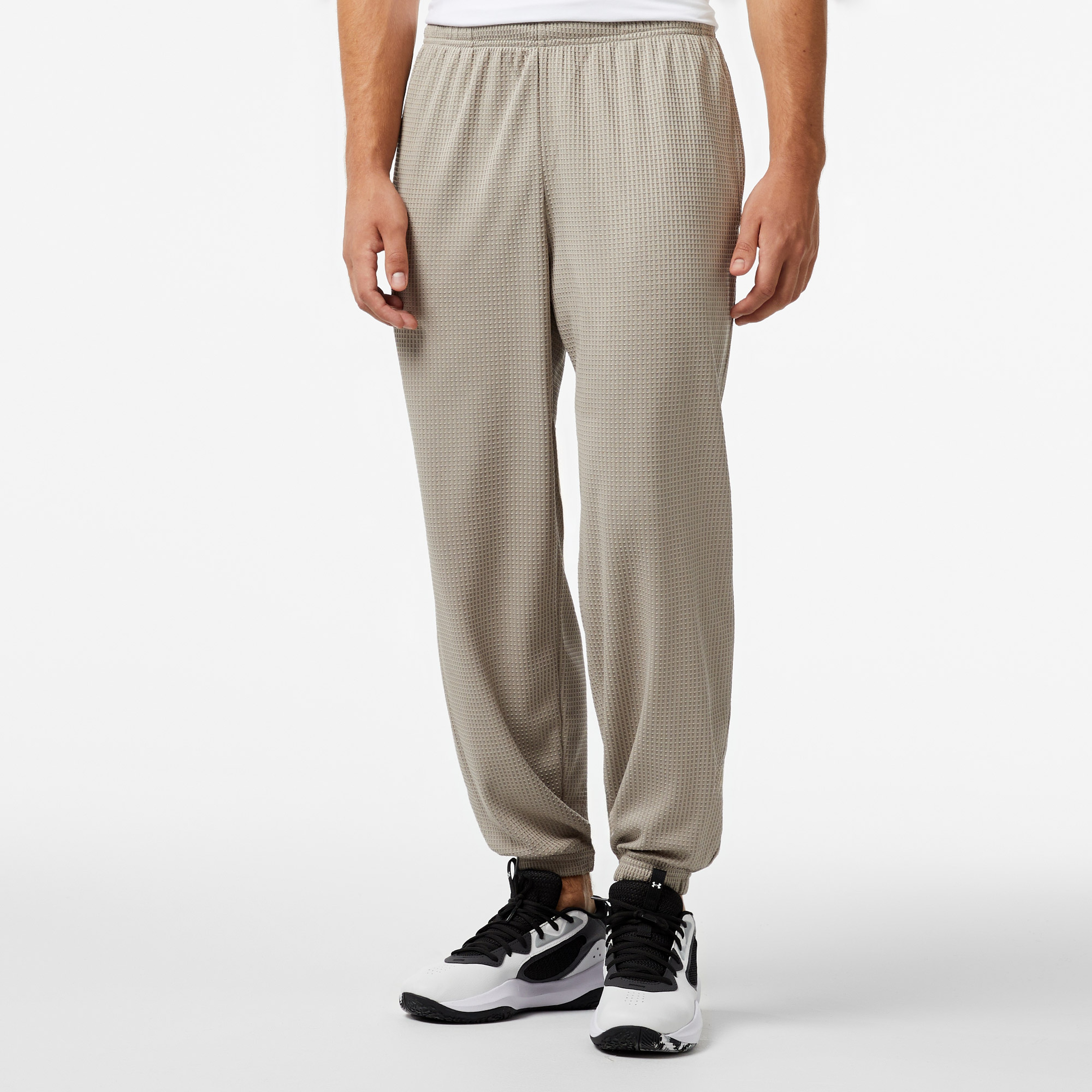 Under Armour Rival Waffle Jogger Erkek Kahverengi Eşofman Altı