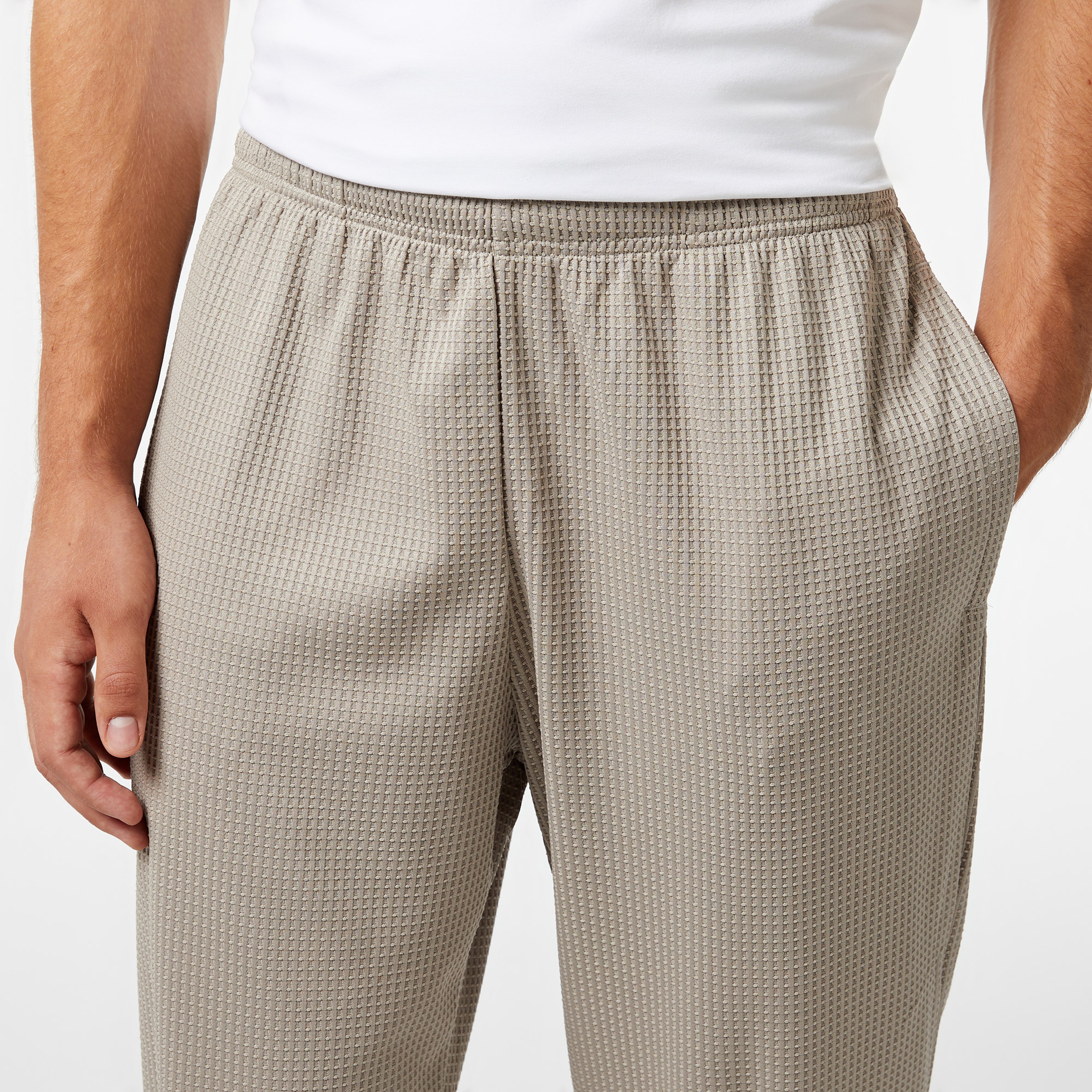 Under Armour Rival Waffle Jogger Erkek Kahverengi Eşofman Altı