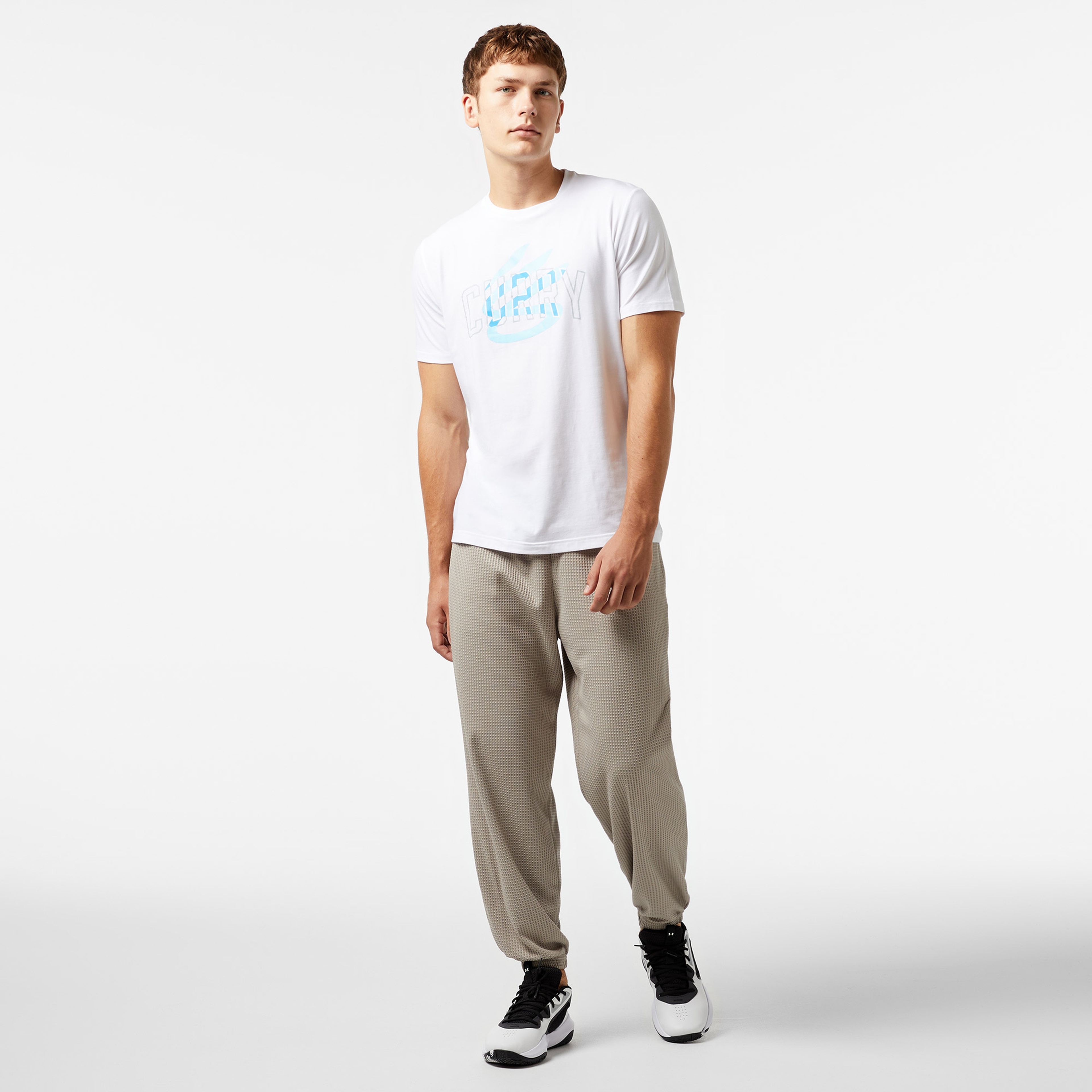 Under Armour Rival Waffle Jogger Erkek Kahverengi Eşofman Altı