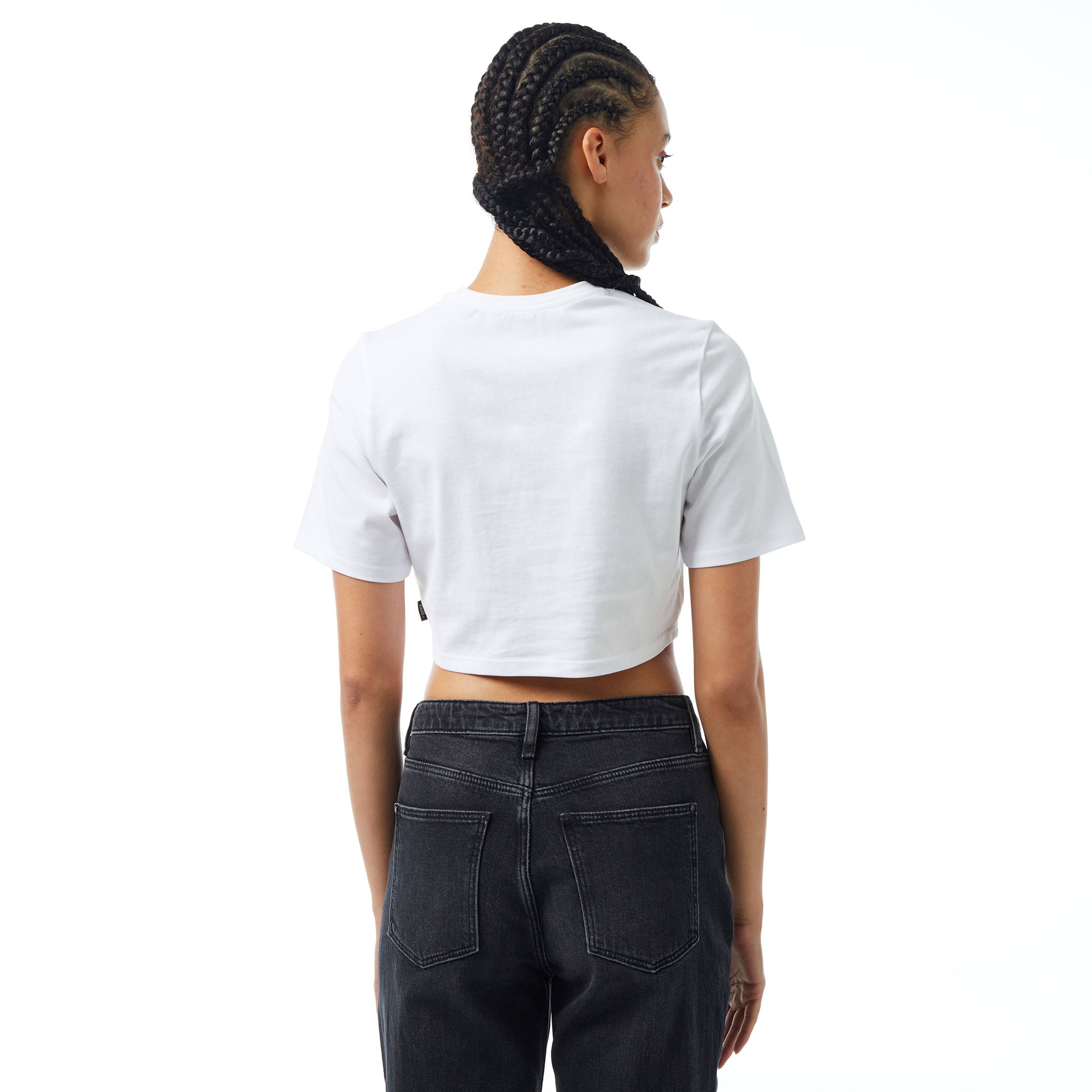 Vans Flying V Crew Crop ii Kadın Beyaz T-Shirt