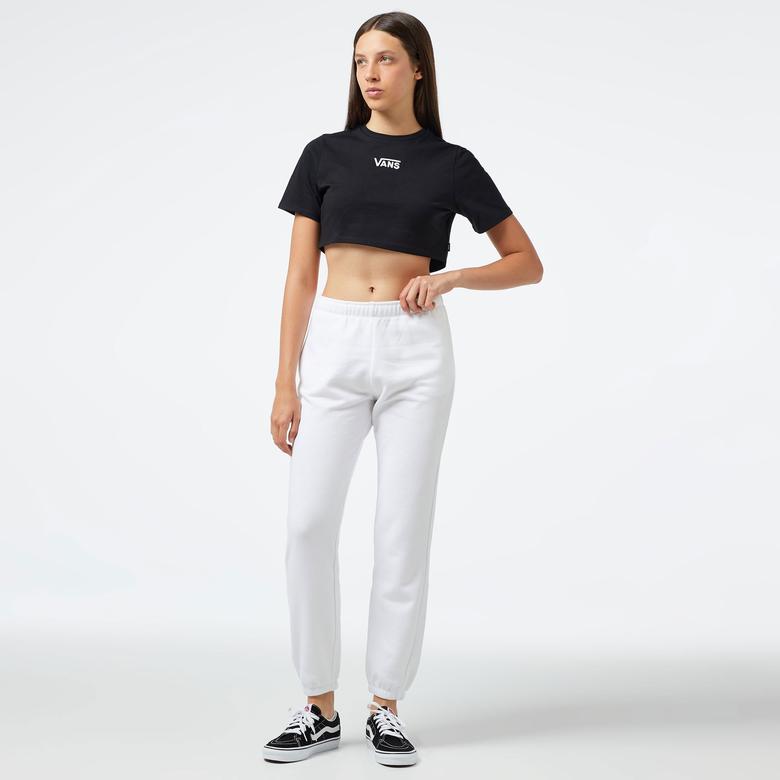 Vans Flying V Crew Crop ii Kadın Siyah T-Shirt