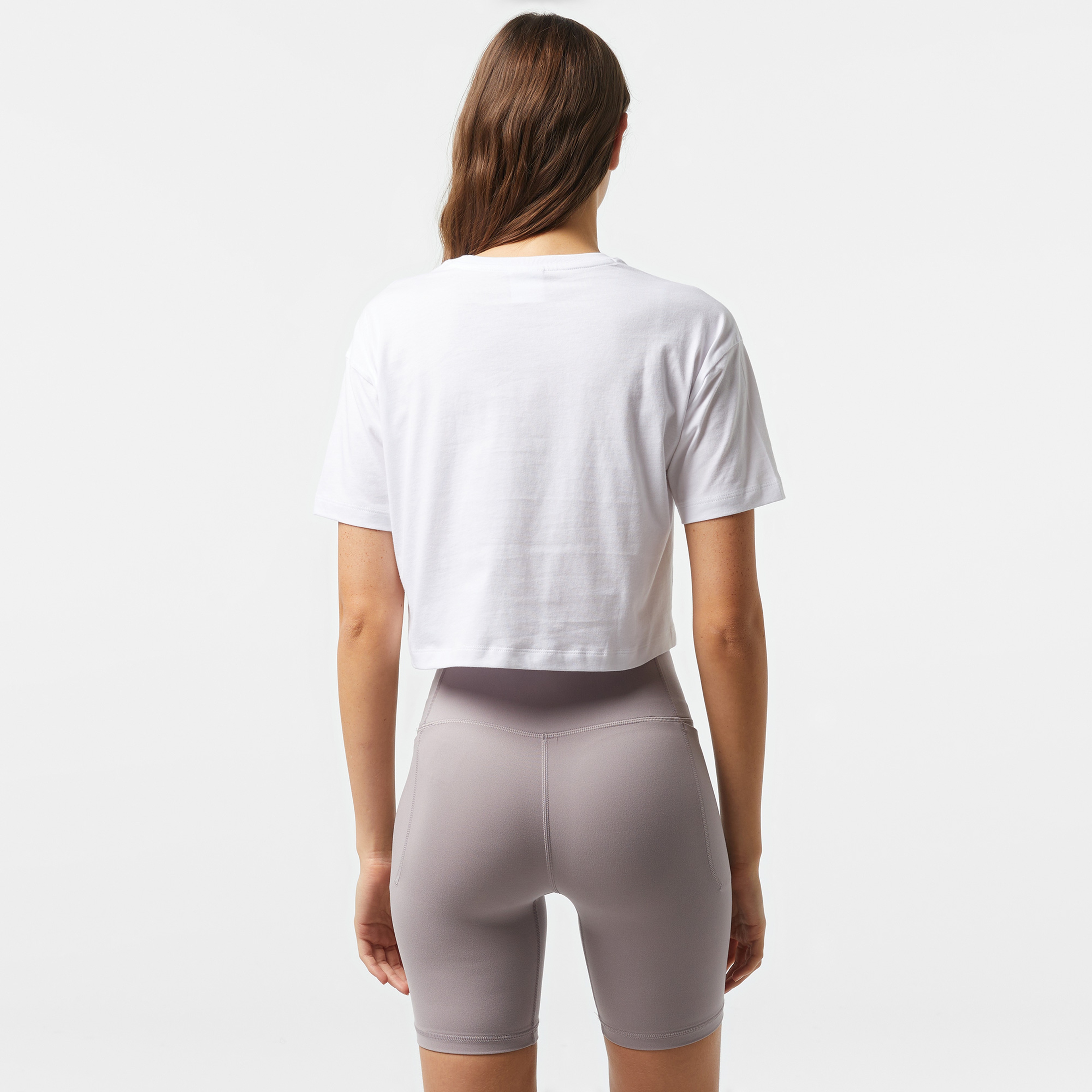 Champion Elastic Cuff Çocuk Beyaz T-Shirt