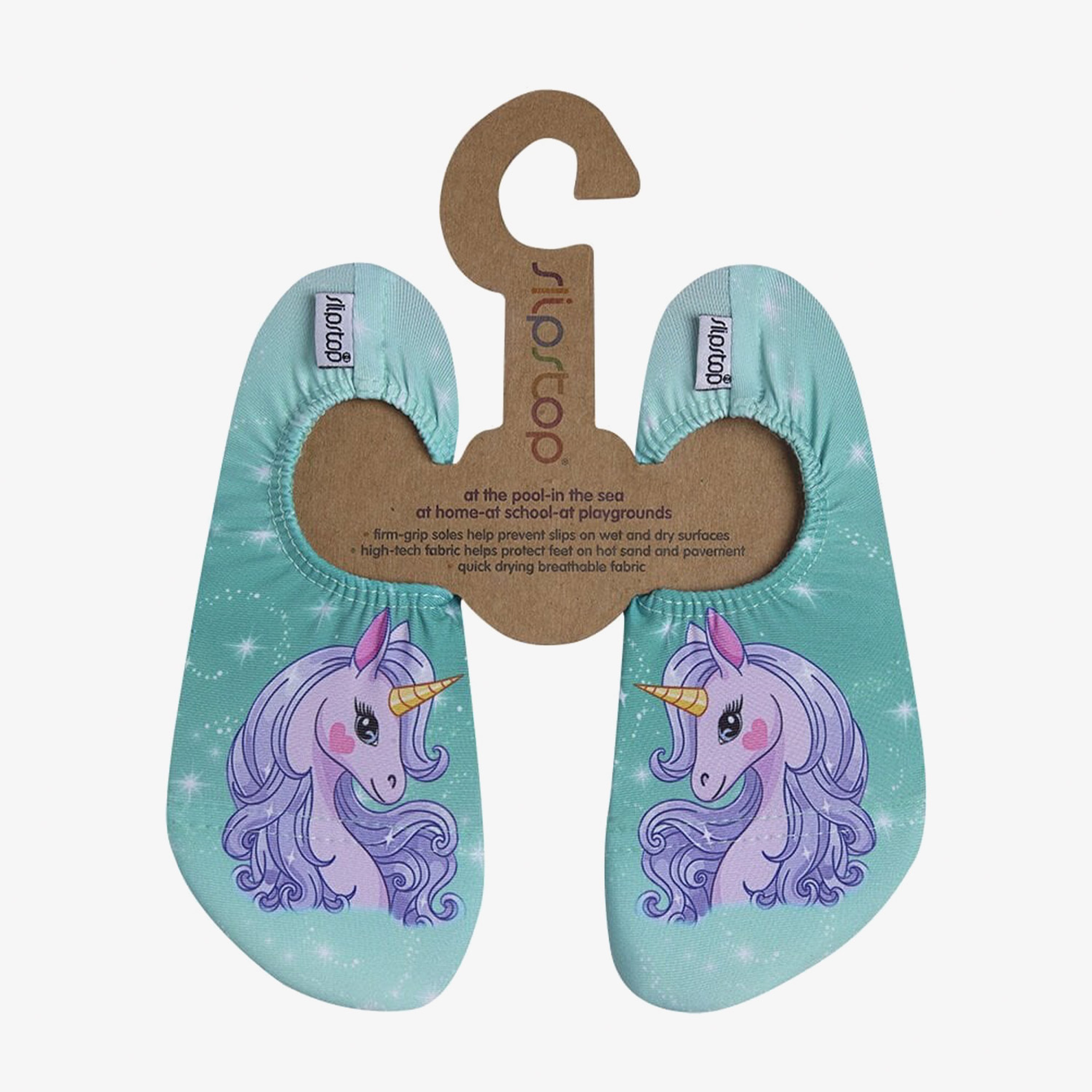 Slipstop Bellissima Çocuk Unicorn Desenli Havuz Ayakkabısı