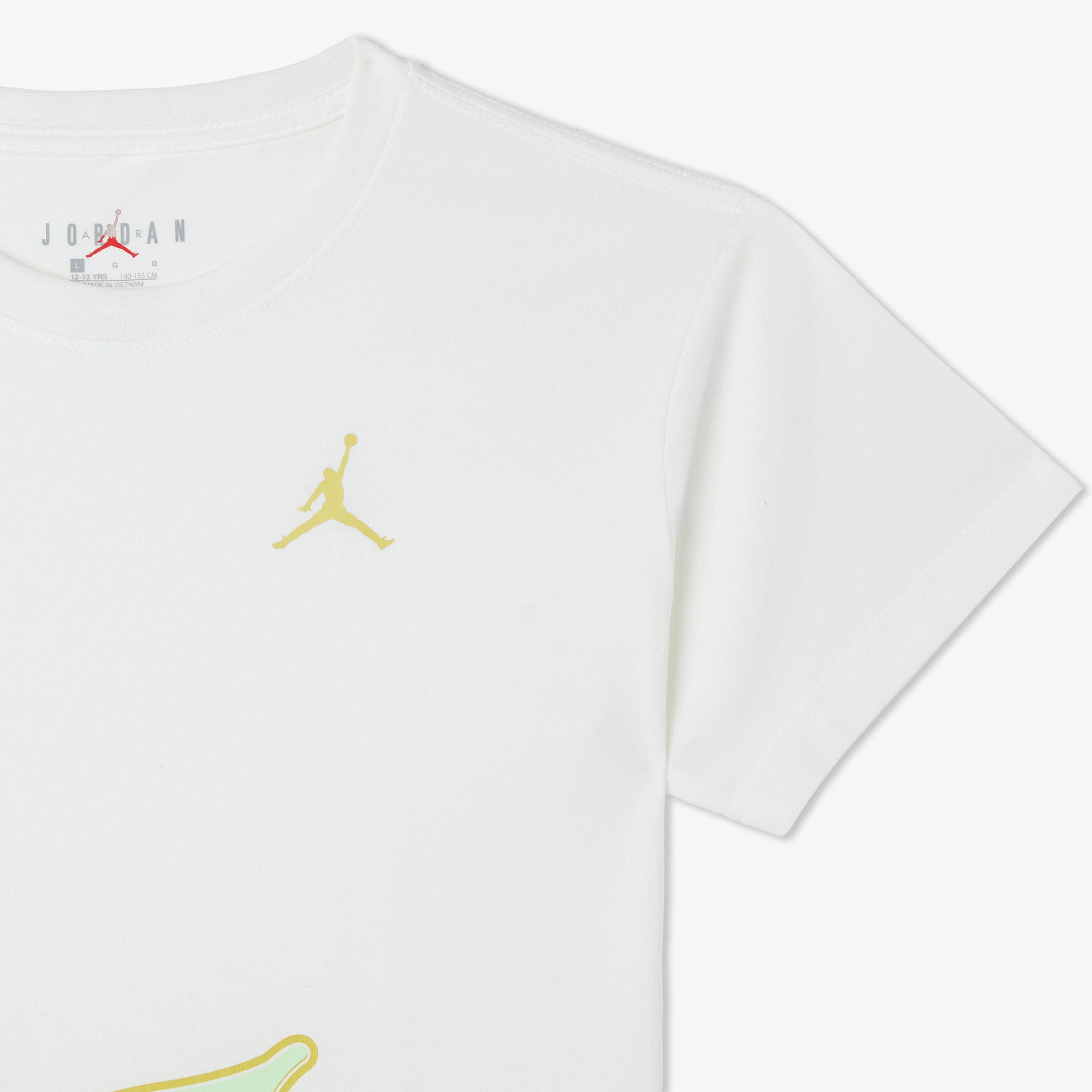 Jordan Jdg Wrap Around Ss Çocuk Krem T-Shirt