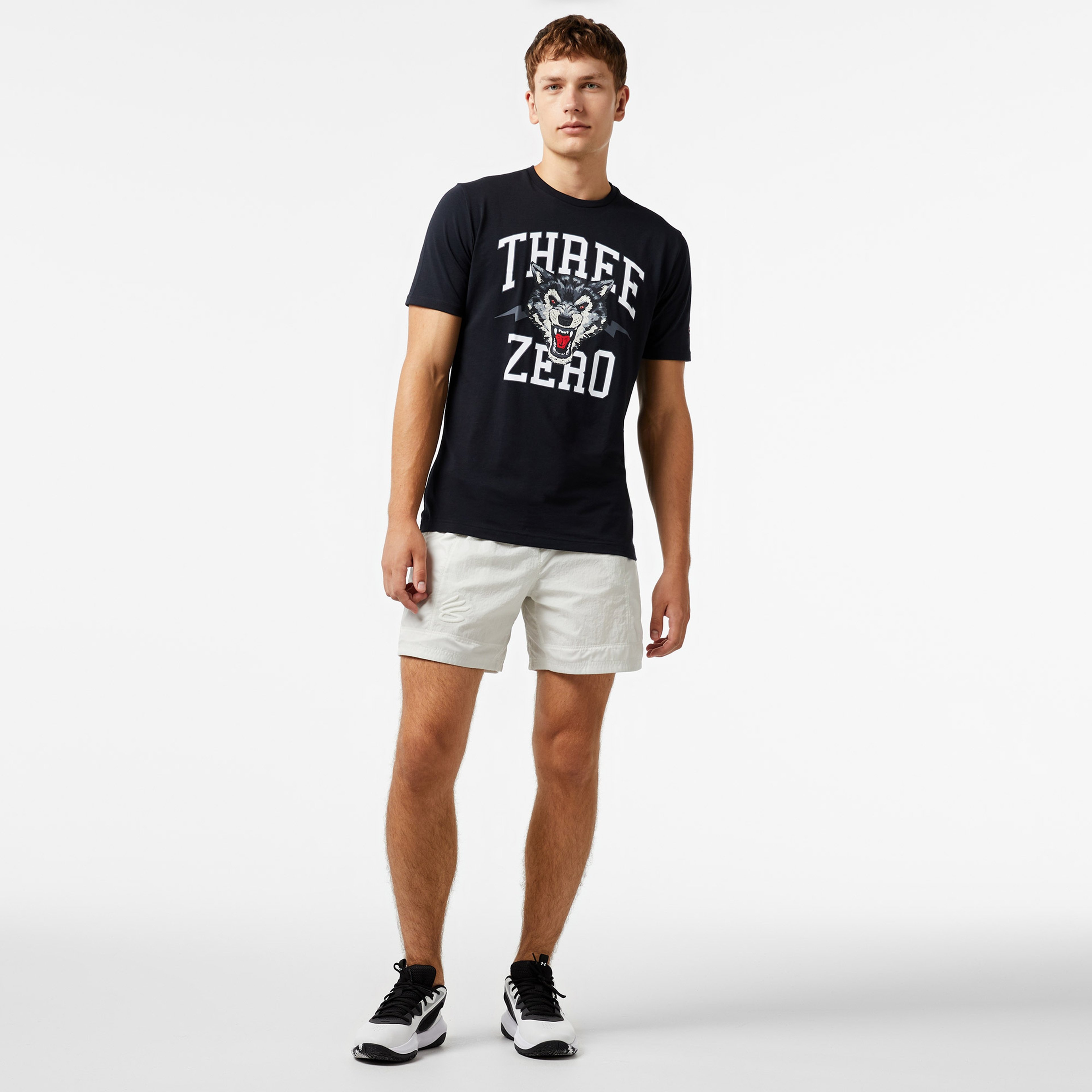 Under Armour Curry Woven Erkek Beyaz Şort