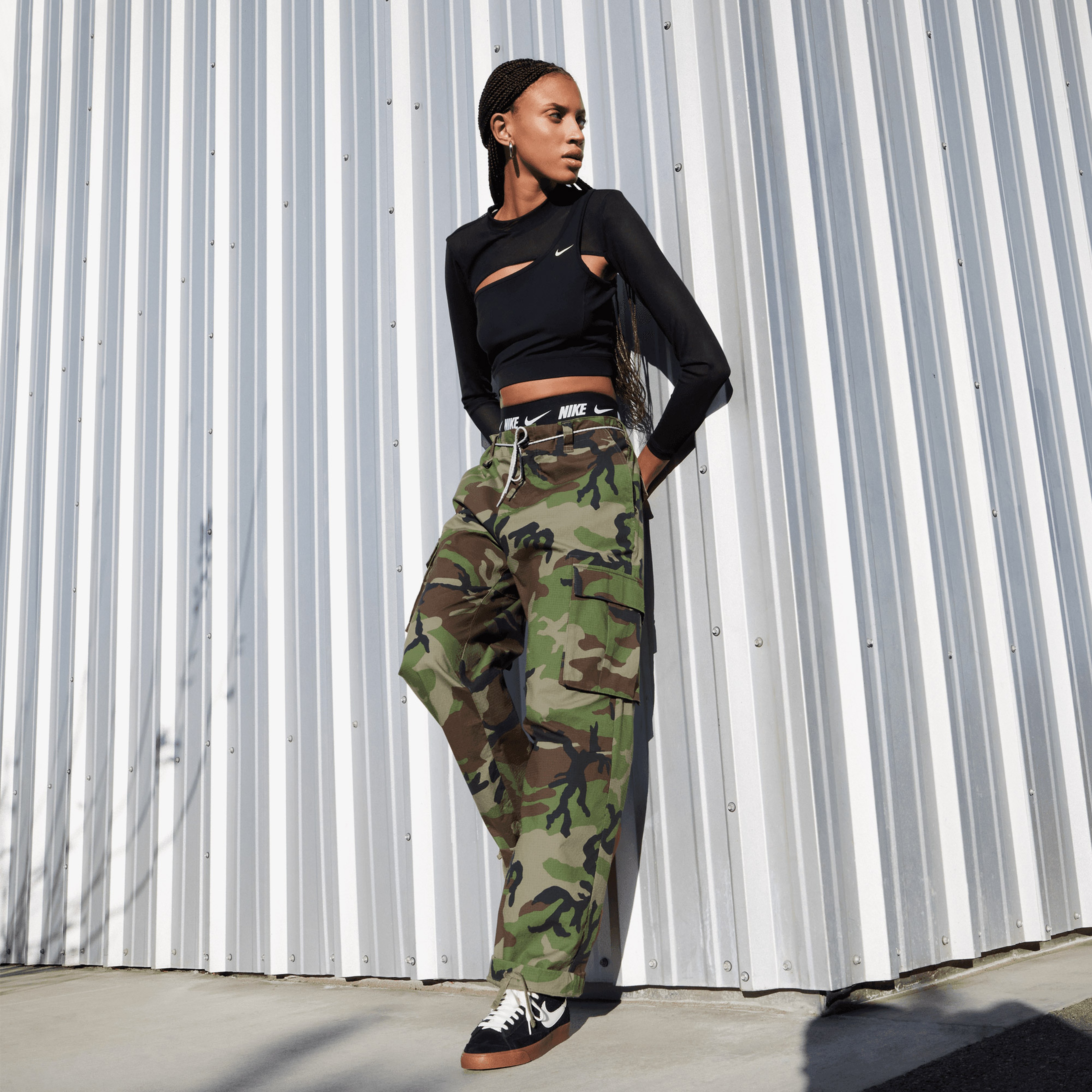 Nike Blazer Low '77 Vintage Kadın Siyah Sneaker