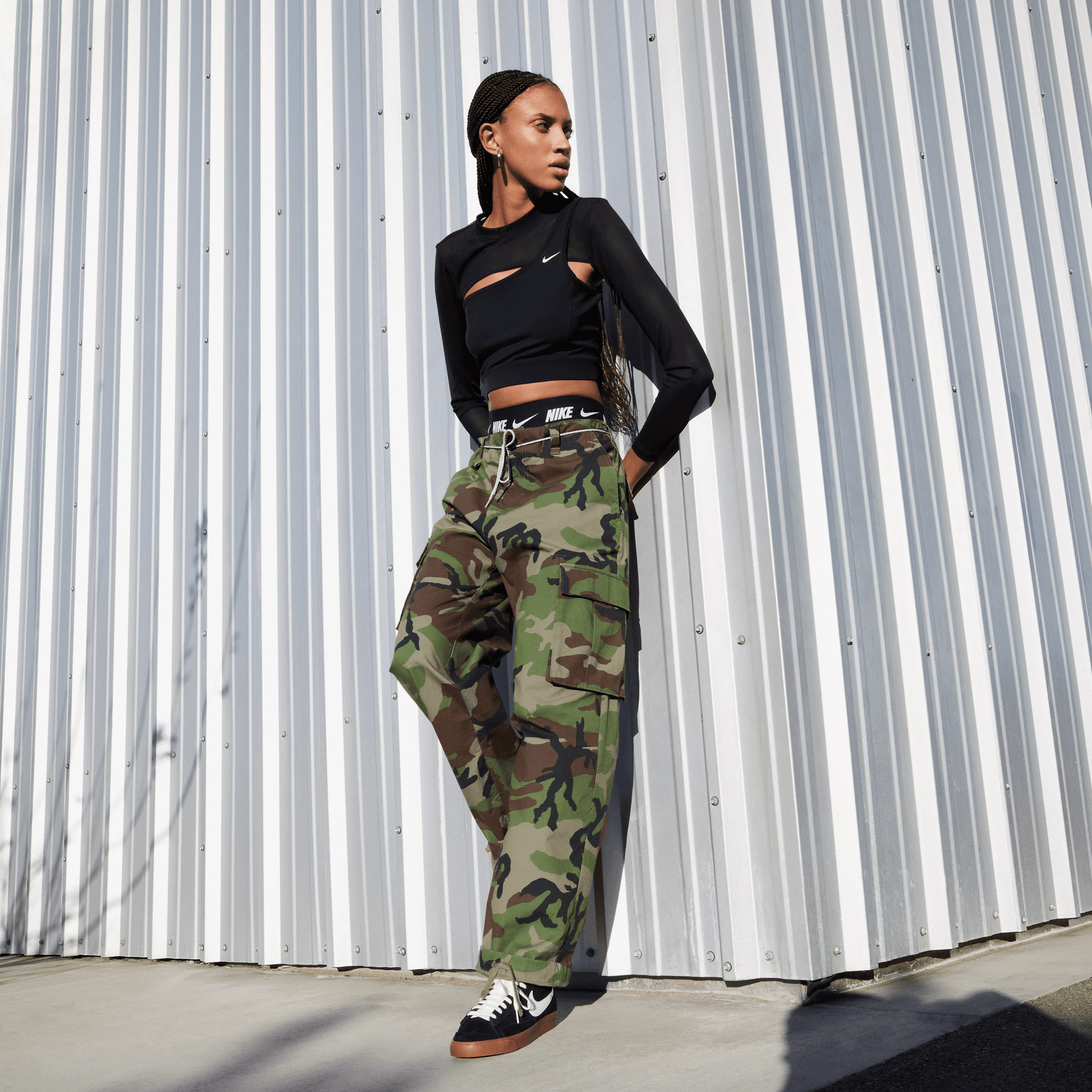 Nike Blazer Low '77 Vintage Kadın Siyah Sneaker