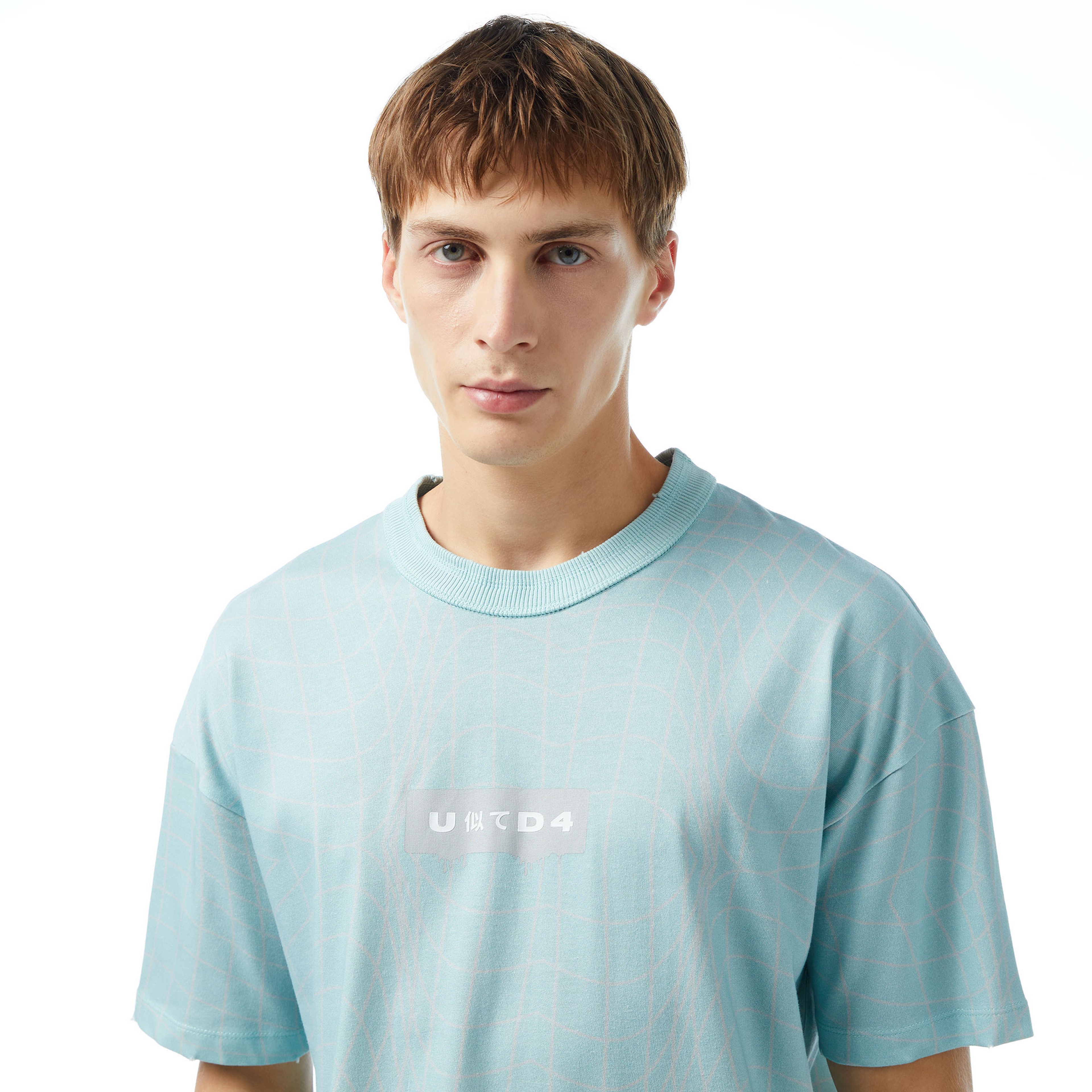 UNITED4 Erkek Mavi T-Shirt