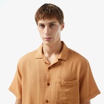 UNITED4 Oversize Erkek Kahverengi Gömlek