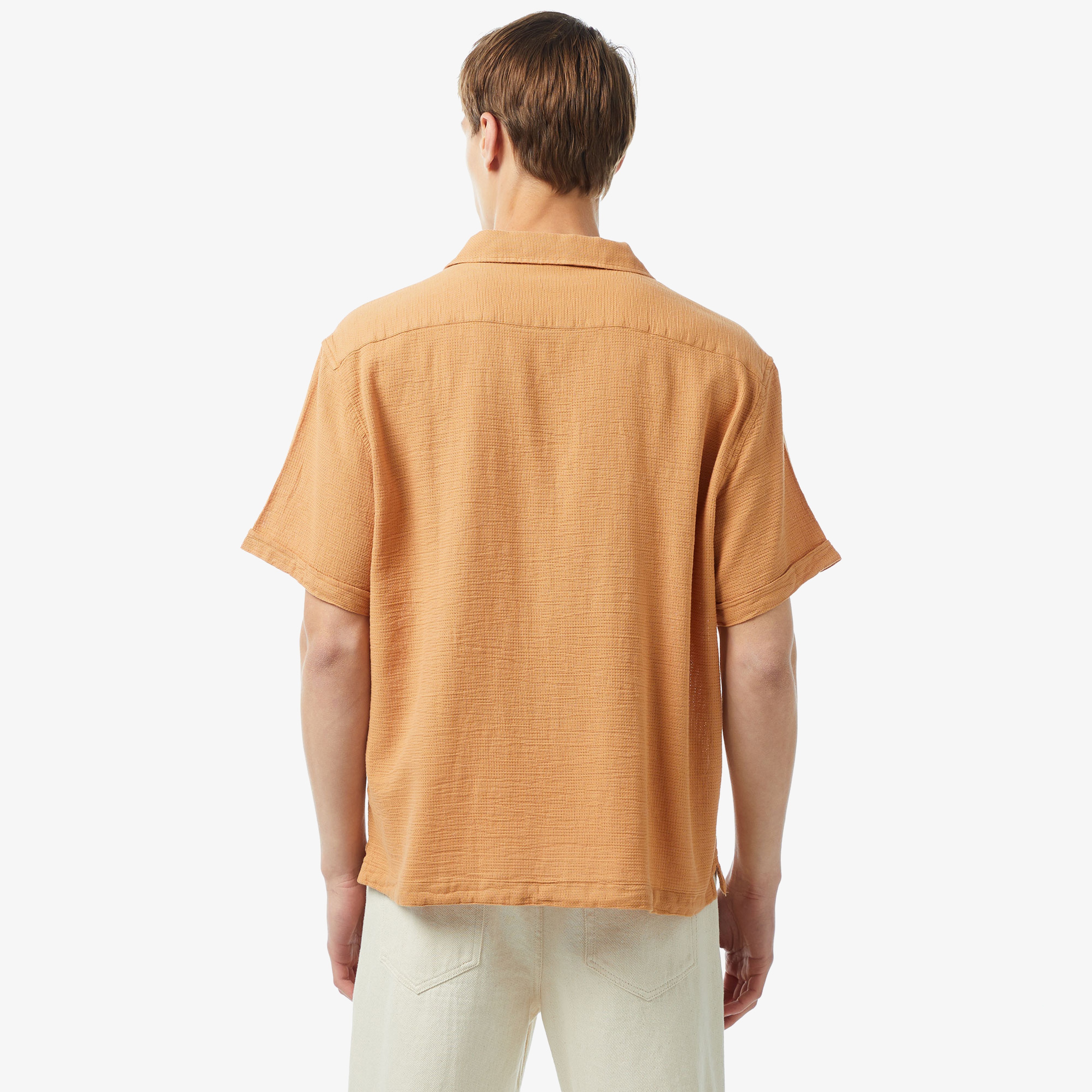 UNITED4 Oversize Erkek Kahverengi Gömlek