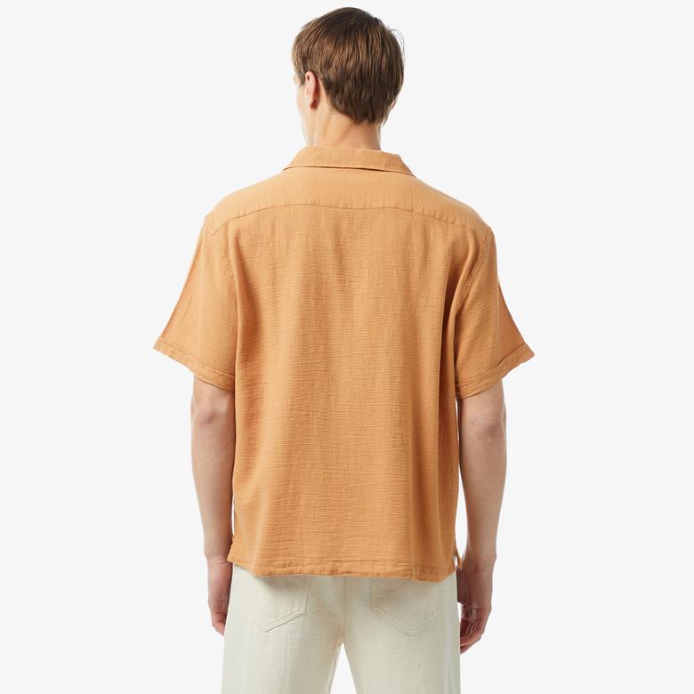 UNITED4 Oversize Erkek Kahverengi Gömlek