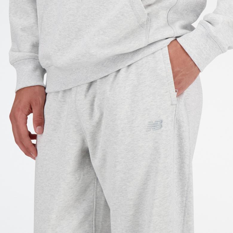 New Balance Athletics French Terry Erkek Gri Eşofman Altı