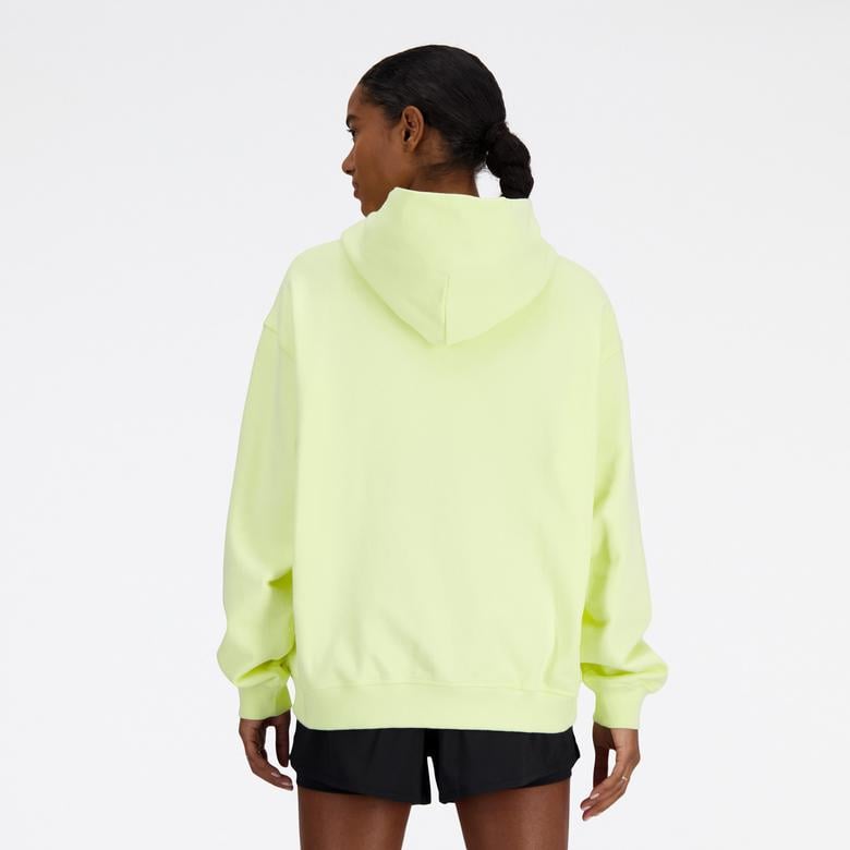 New Balance Athletics French Terry Kadın Sarı Hoodie