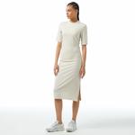Nike Sportswear Chill Knit Kadın Krem Elbise