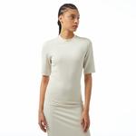 Nike Sportswear Chill Knit Kadın Krem Elbise