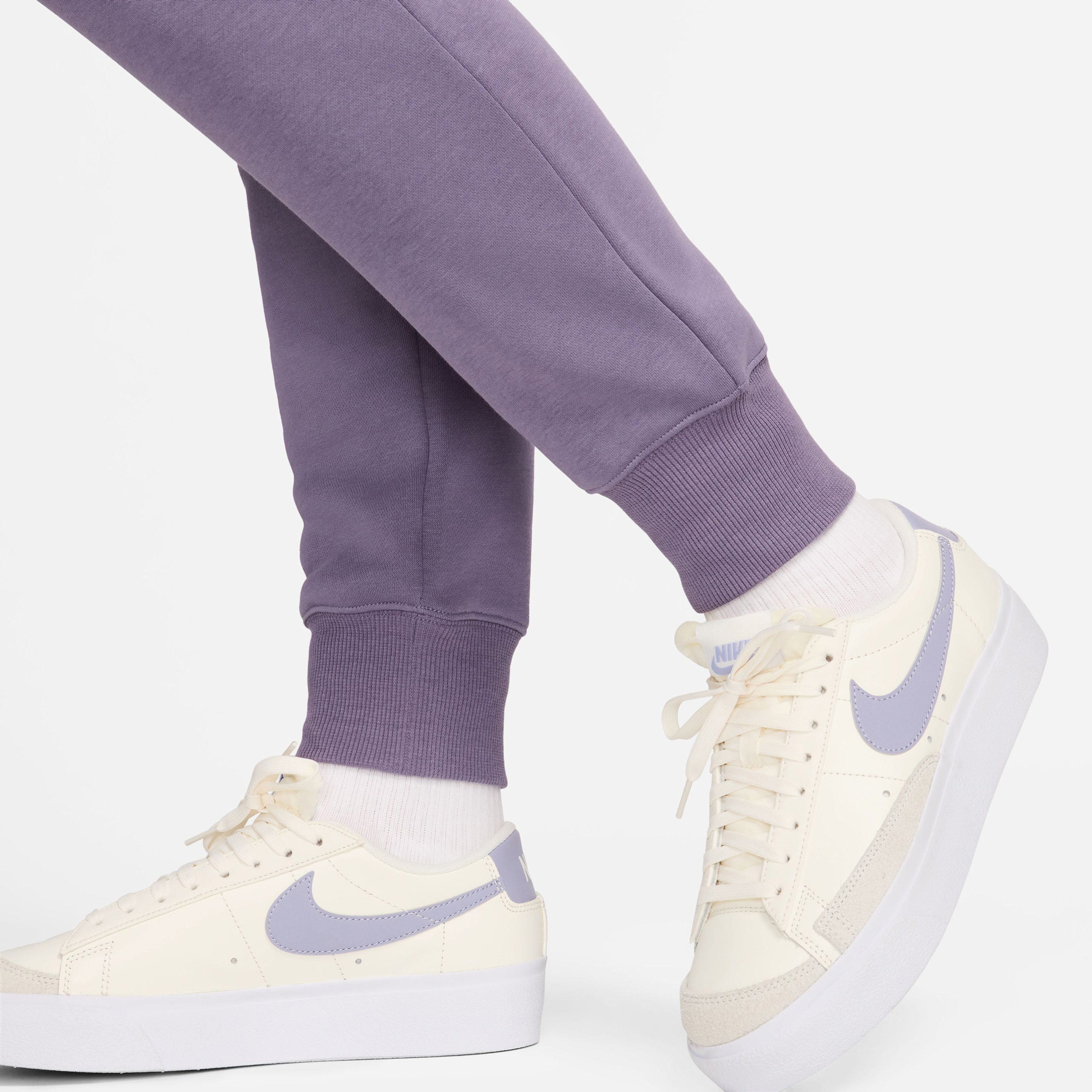 Nike Sportswear Phoenix Fleece Kadın Mor Eşofman Altı